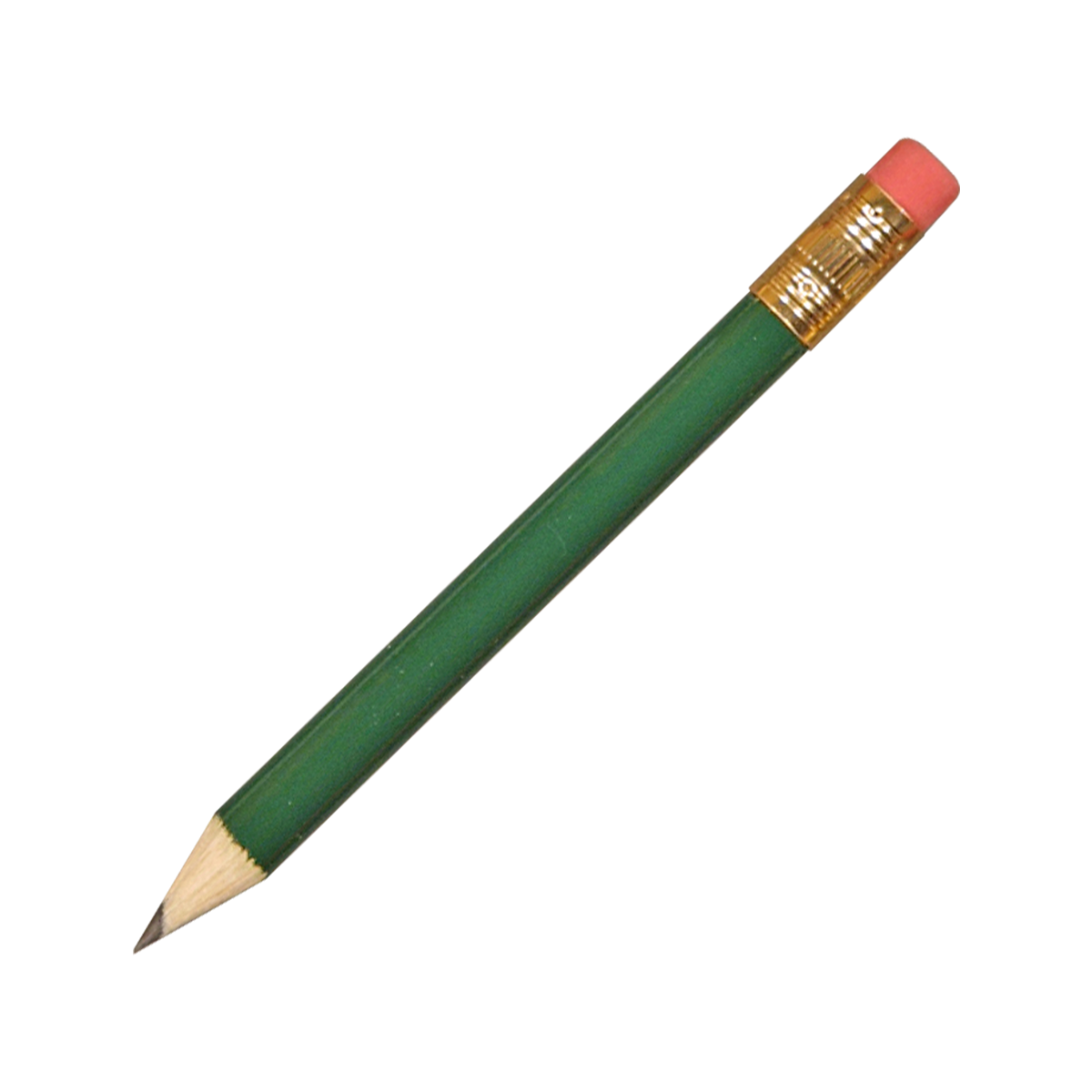 Round Golf Pencil with Erasers 1