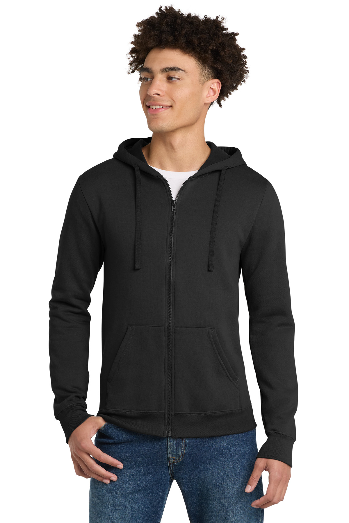 District The Concert Fleece Full-Zip Hoodie. DT800, custom hoodie or sweatshirt with logo imprint 22