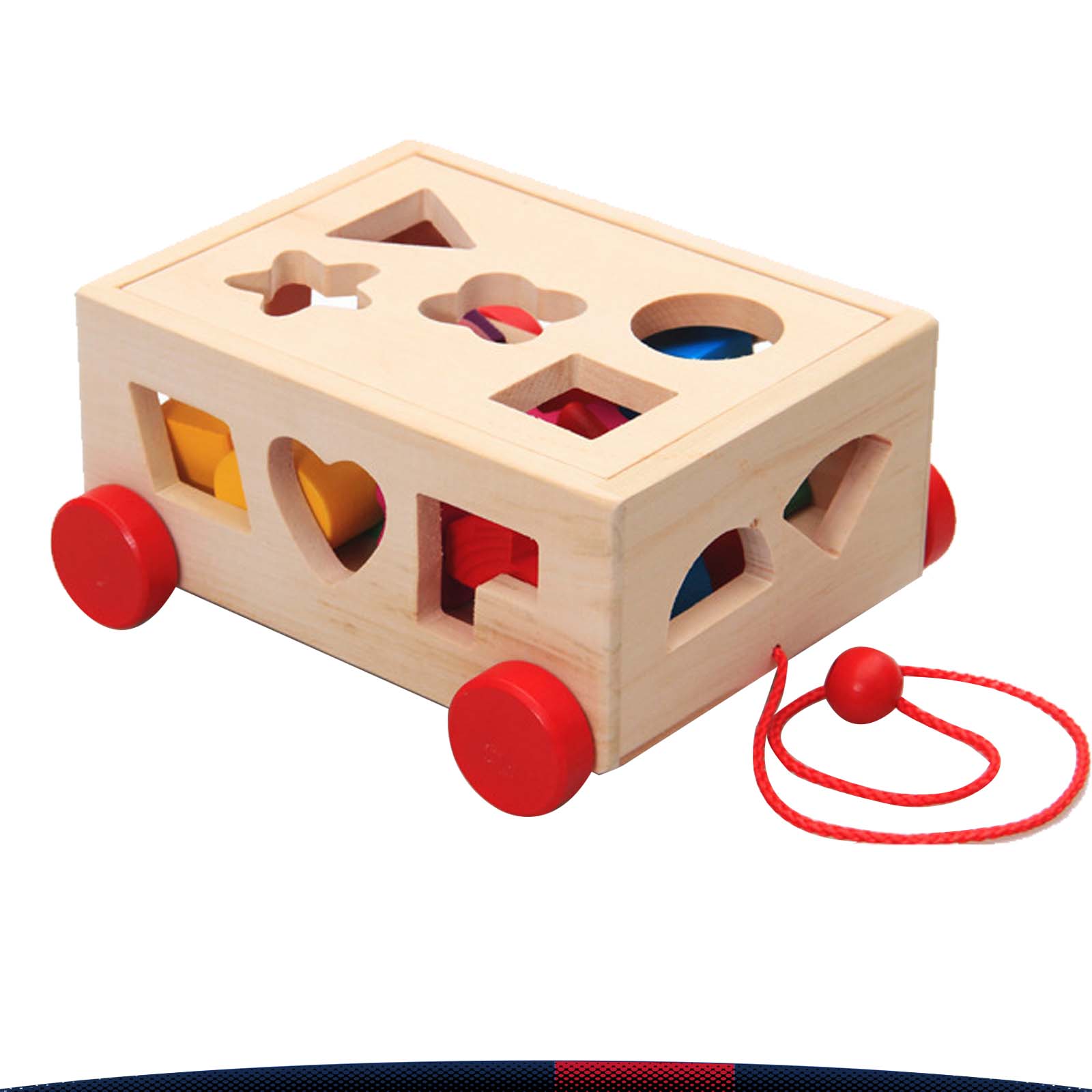 Wooden Plug-In Cube Toy 3