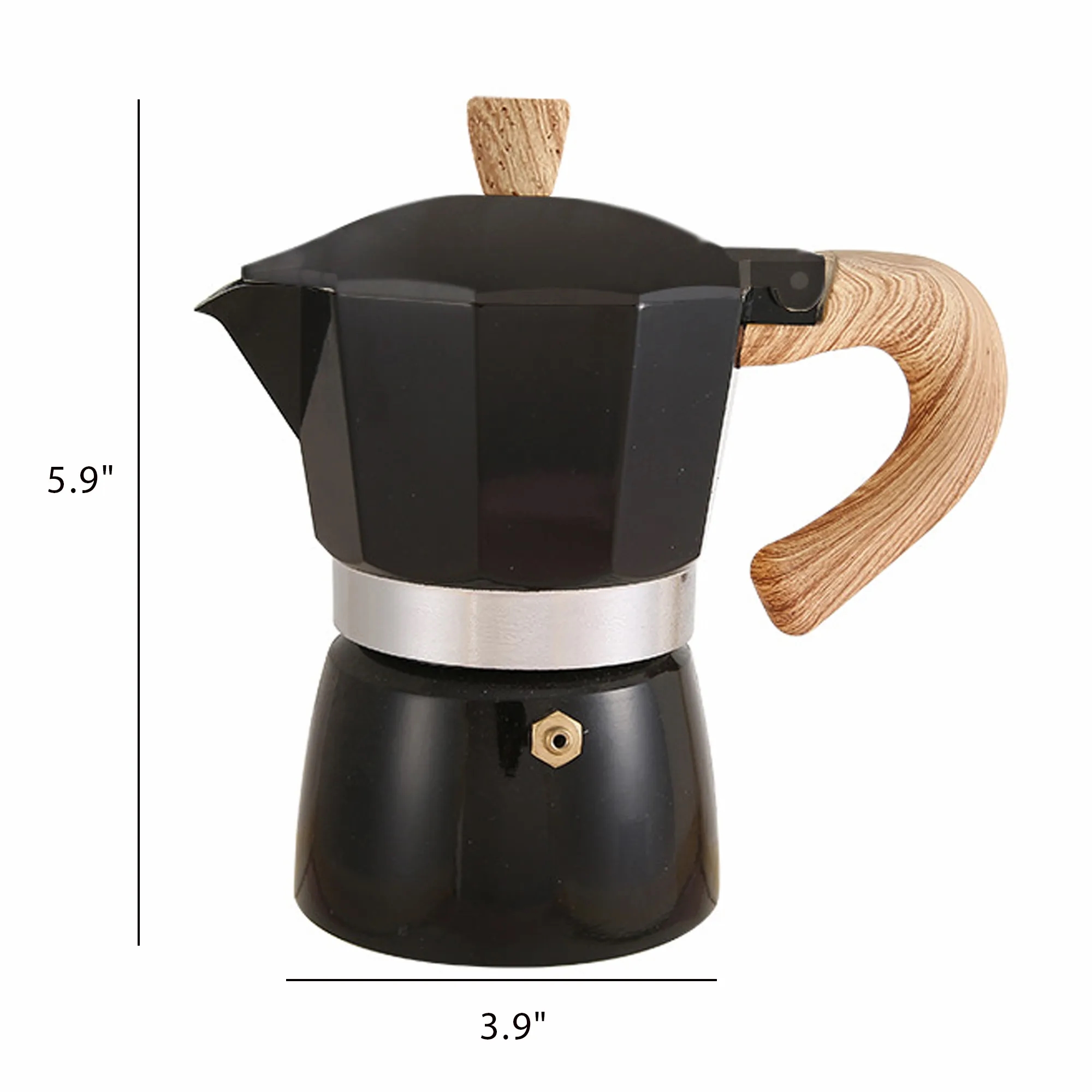 Wood Handle Coffee Pot 7
