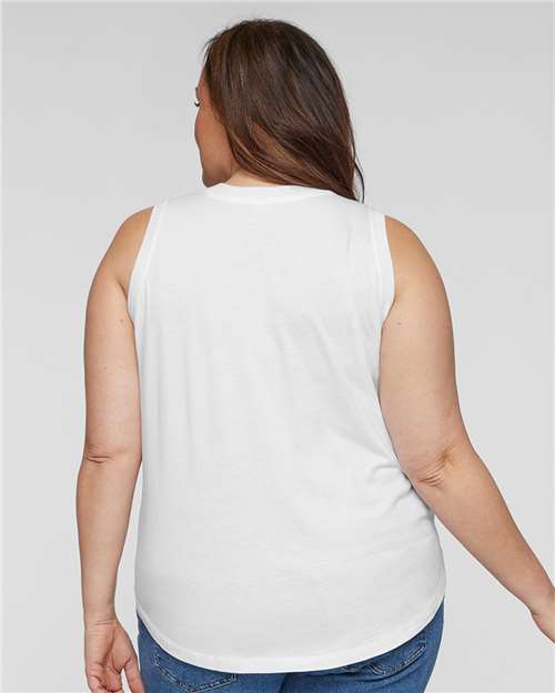 Women's Curvy Relaxed Fine Jersey Tank - 3892 8