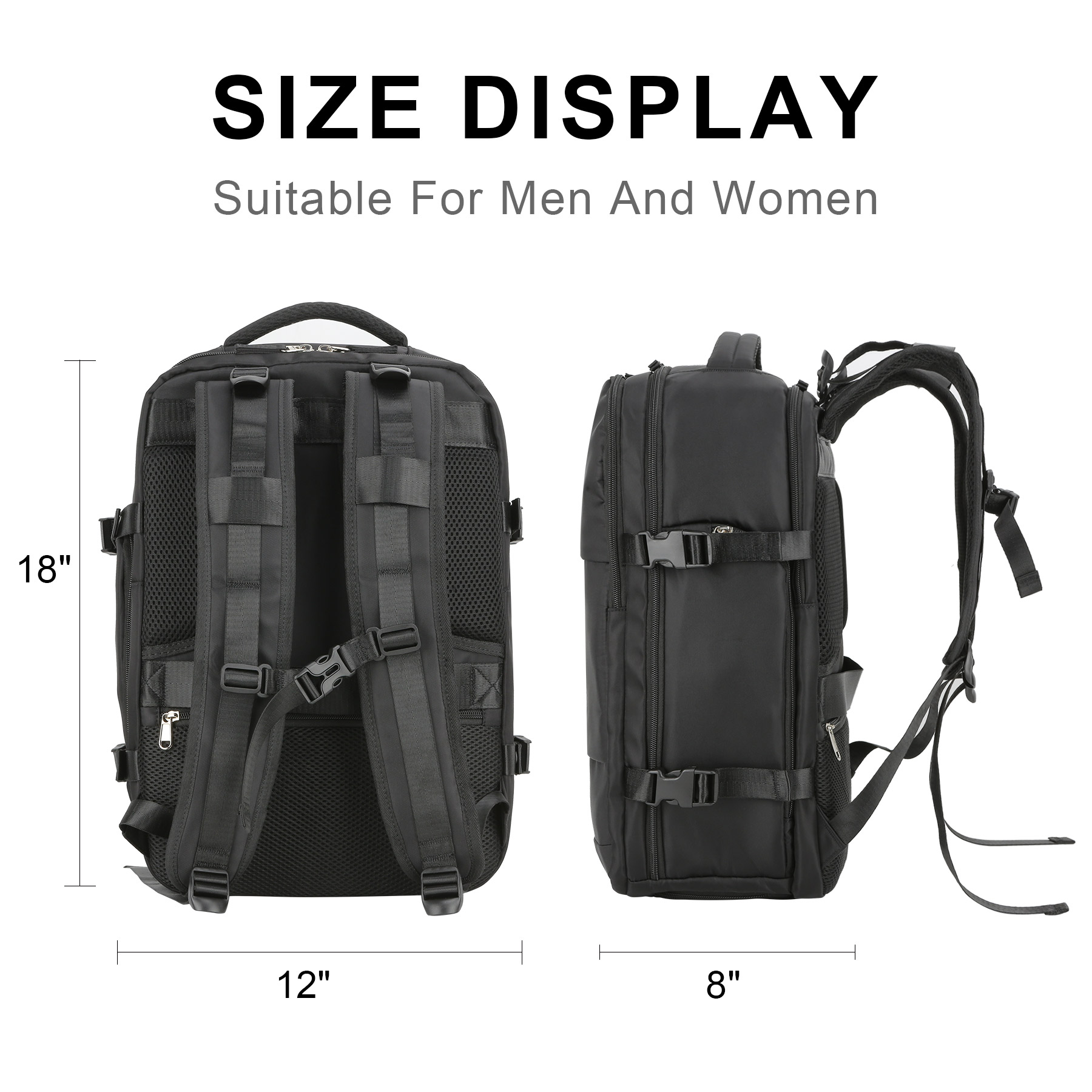 Large Flight Approved Carry On Travel Backpack 4