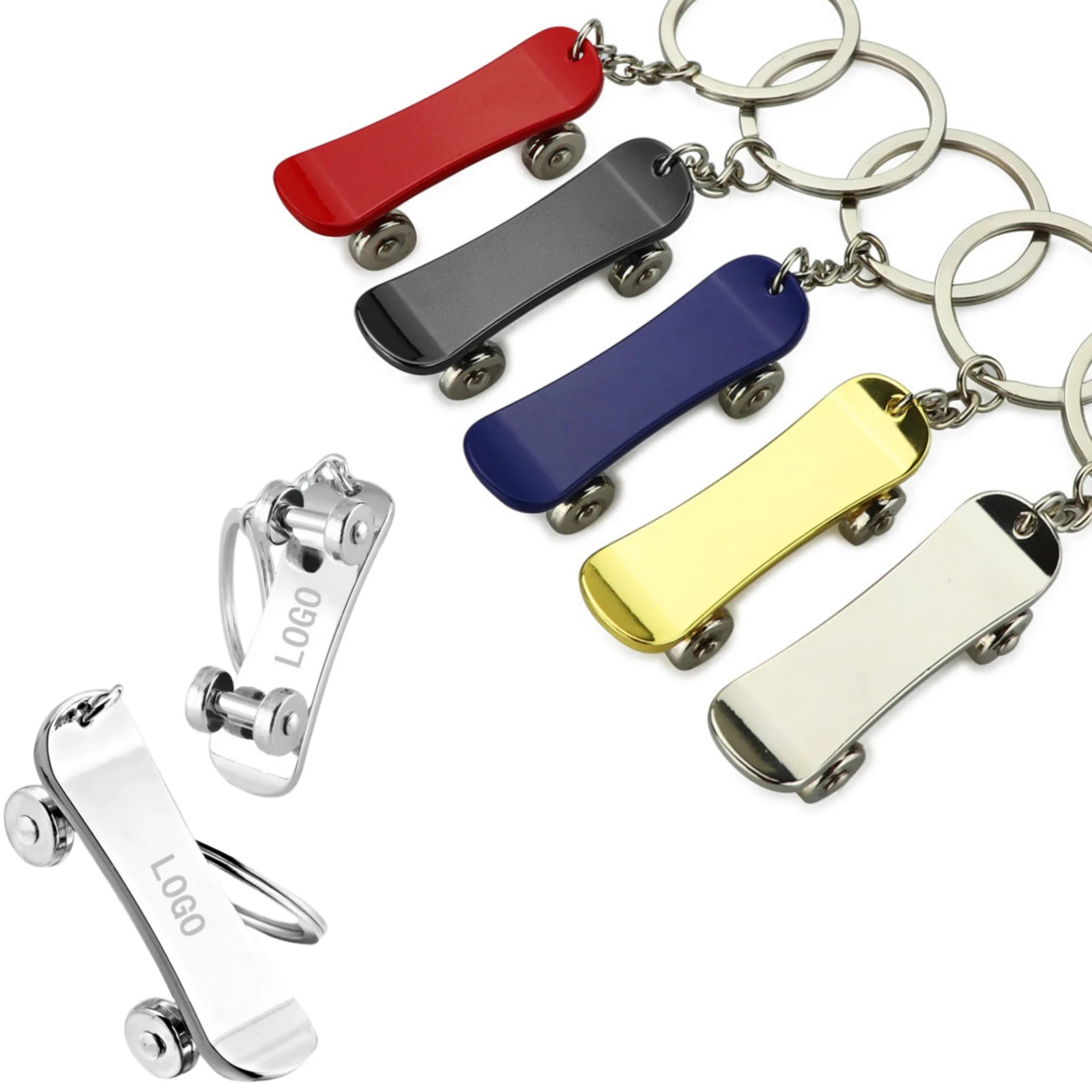 Mini Skate Board Key Chain 2