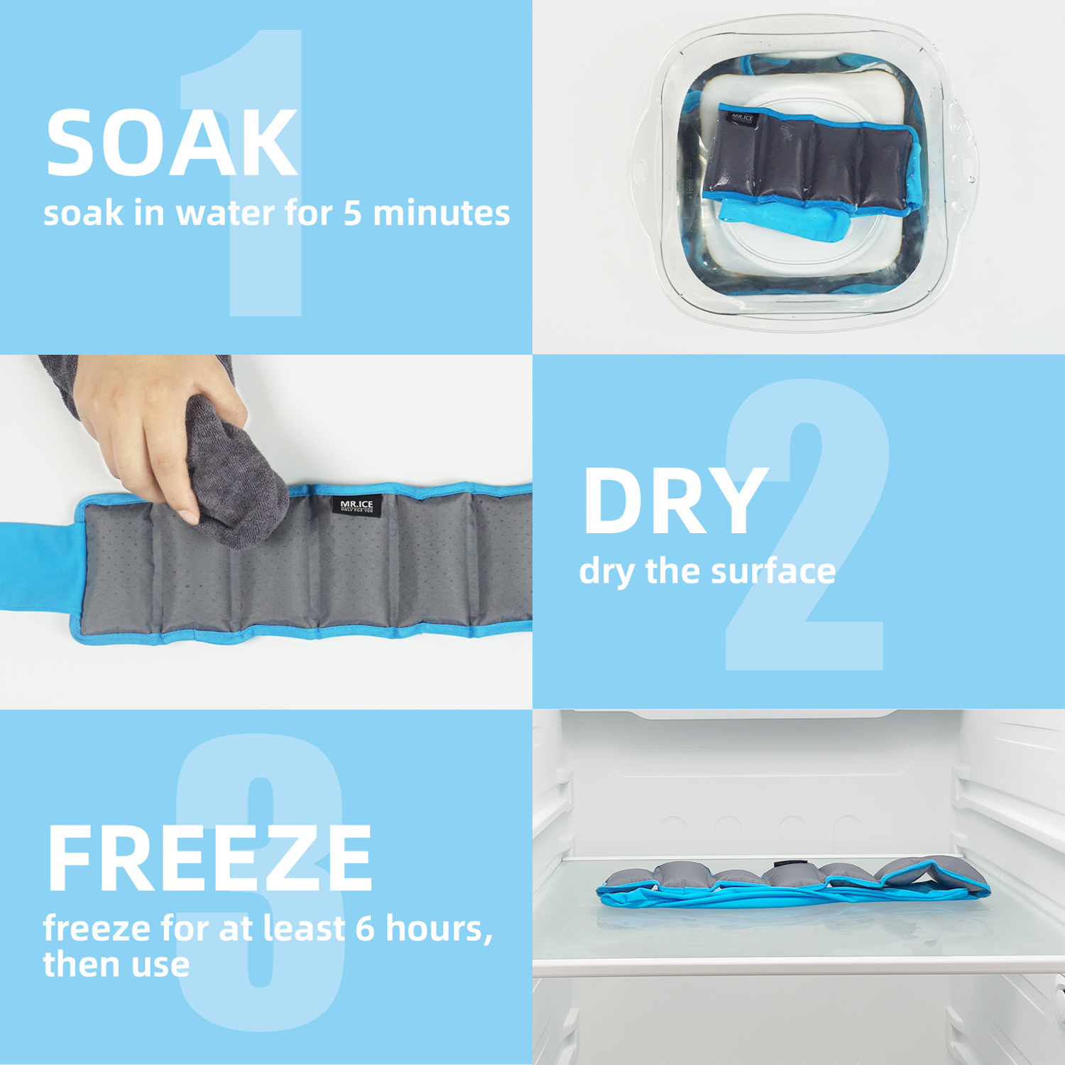 Sport Reusable Neck Cooling Ice Towel 10
