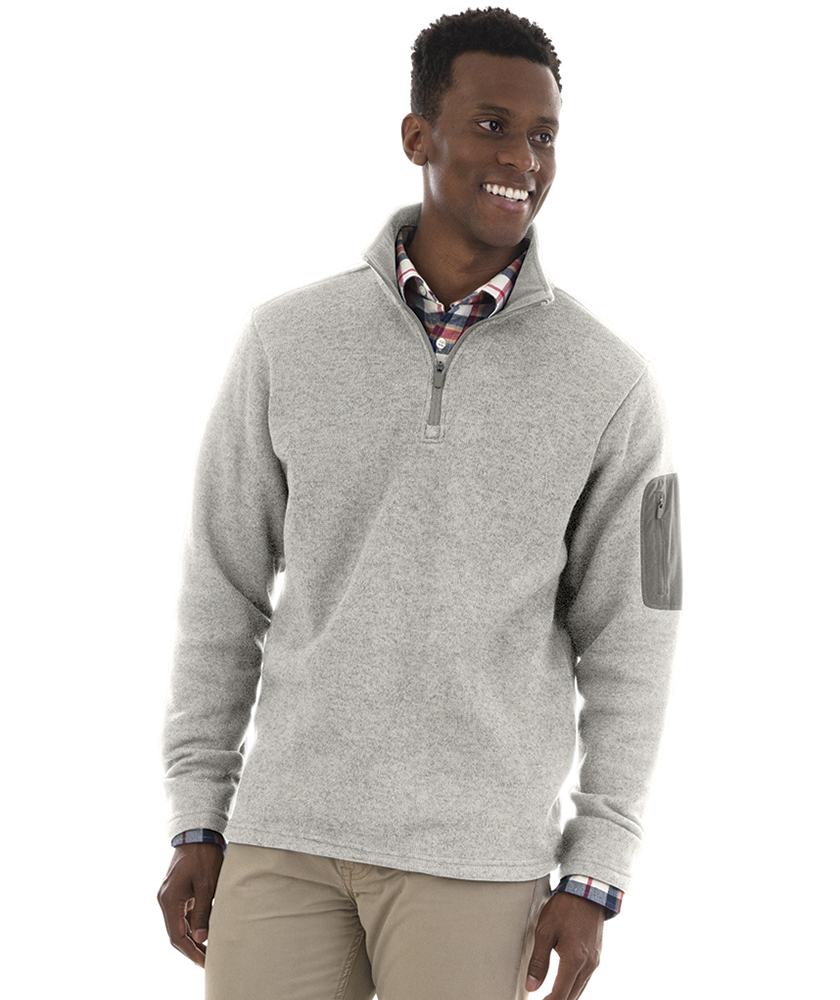 Men's Heathered Fleece Pullover