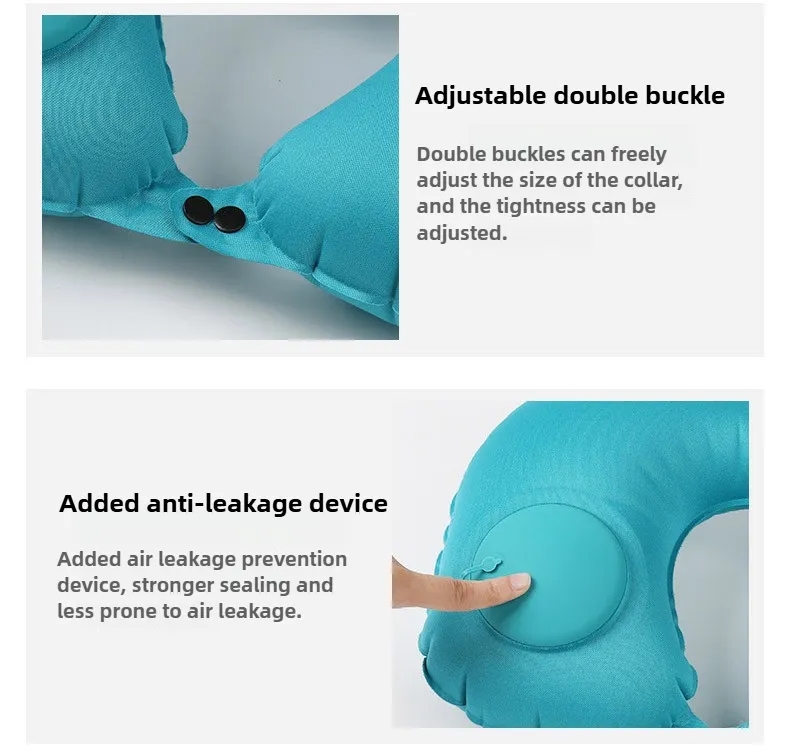 Bulk Custom Logo Inflatable Travel Pillow Wholesale for Promotional Gifts 2