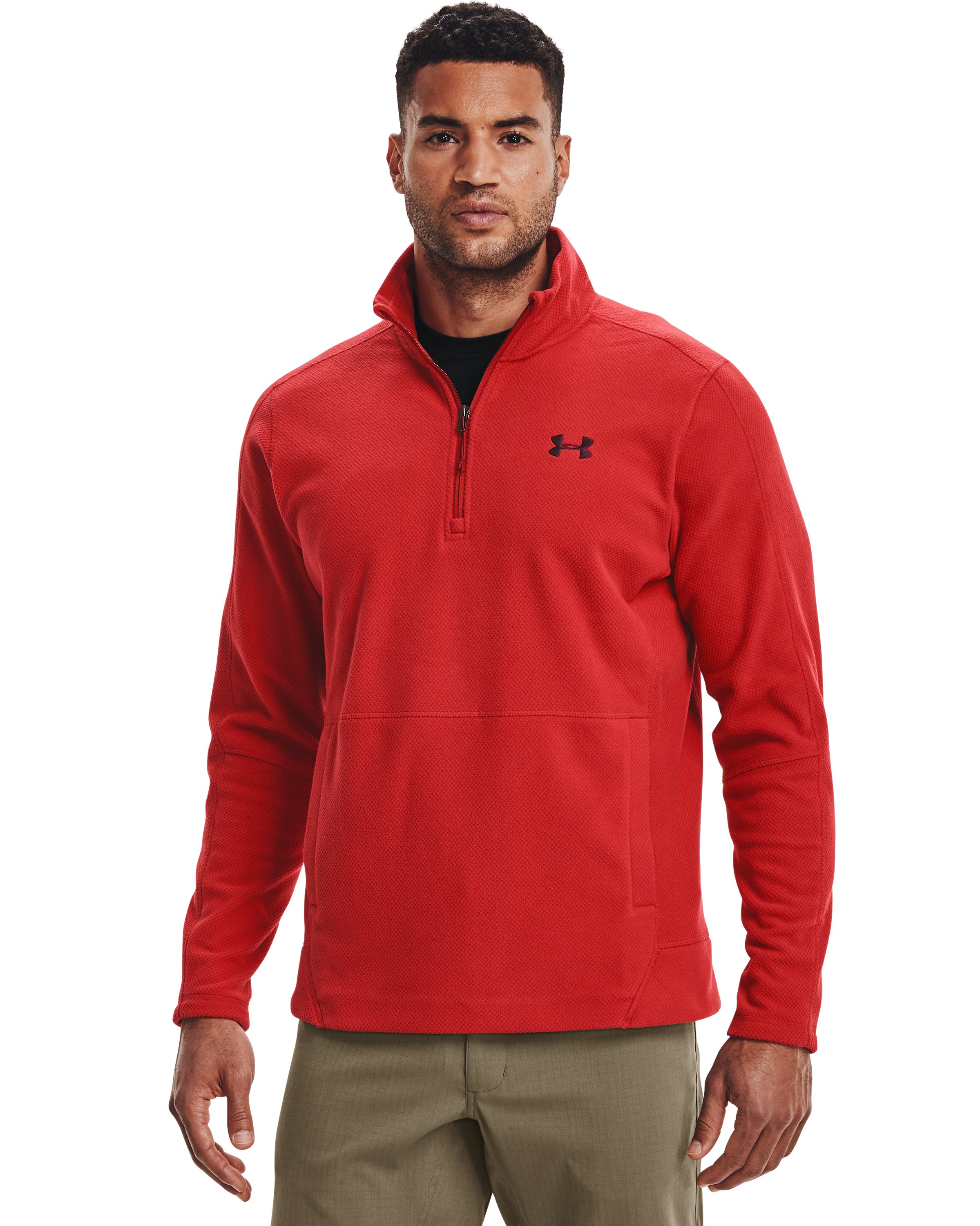 Men's UA OffGrid Fleece Solid Zip 6