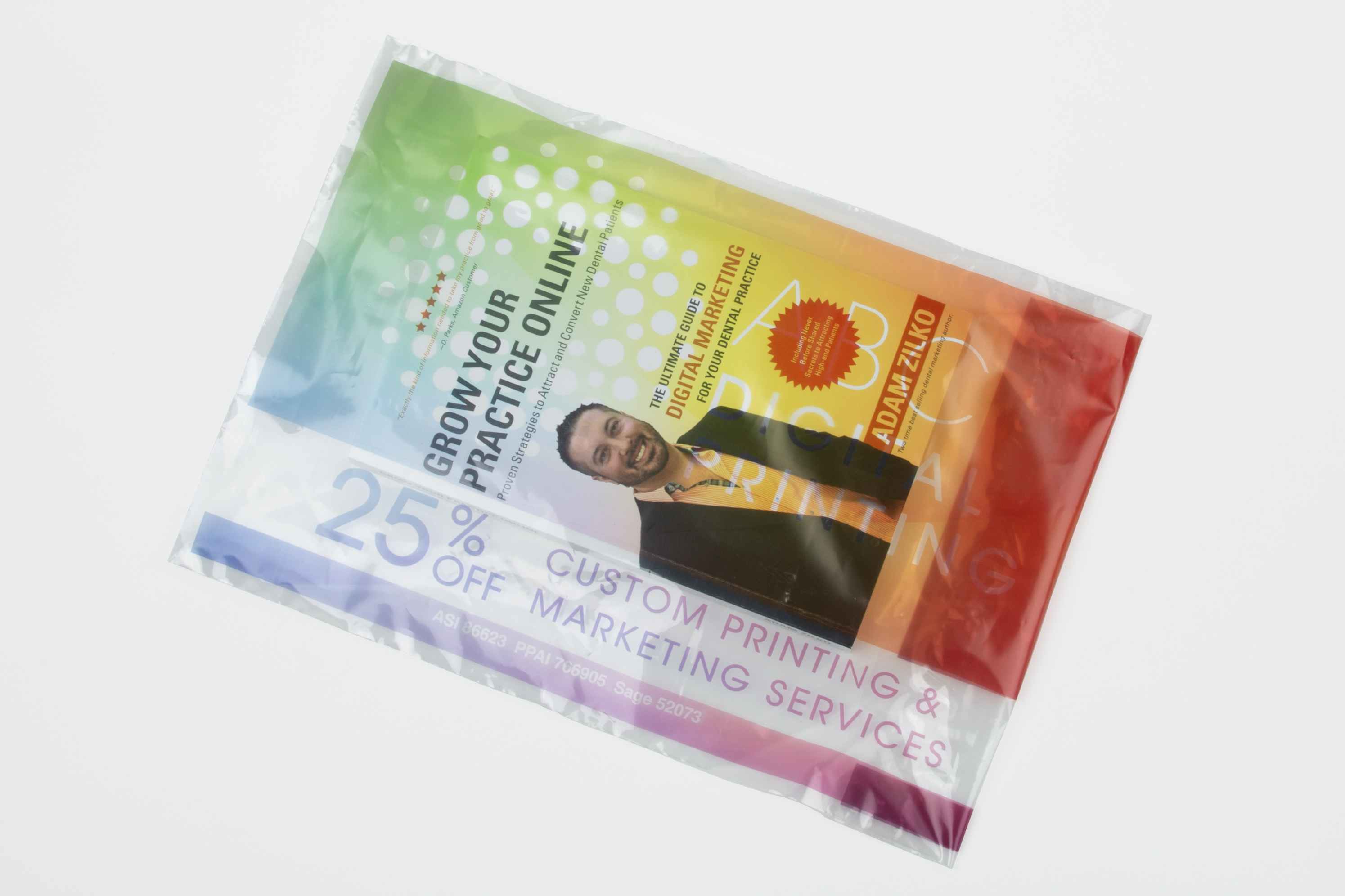 Clear Peel & Seal 2-Sided Plastic Bag (10" x 13.5")