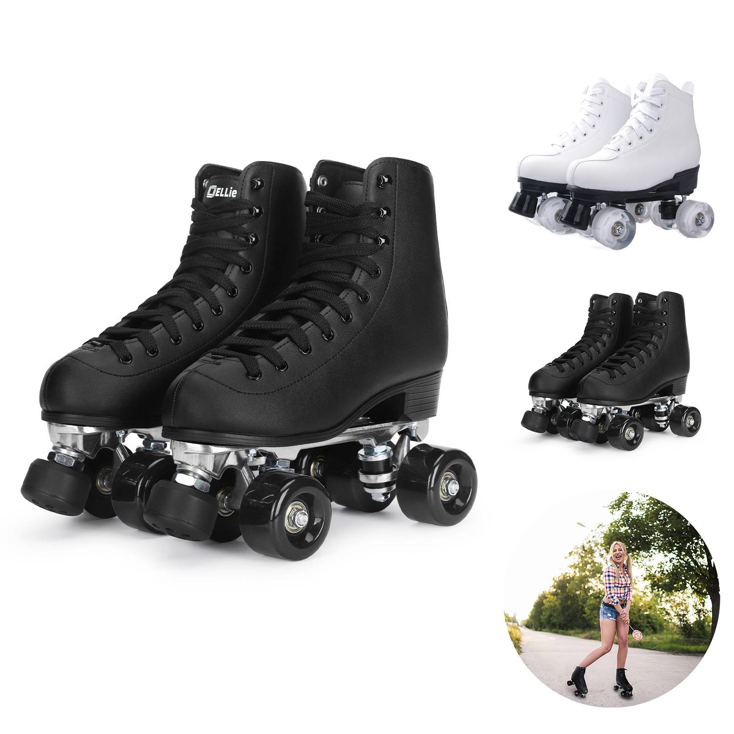 Professional Aluminum Alloy Four-Wheel Roller Skates 7