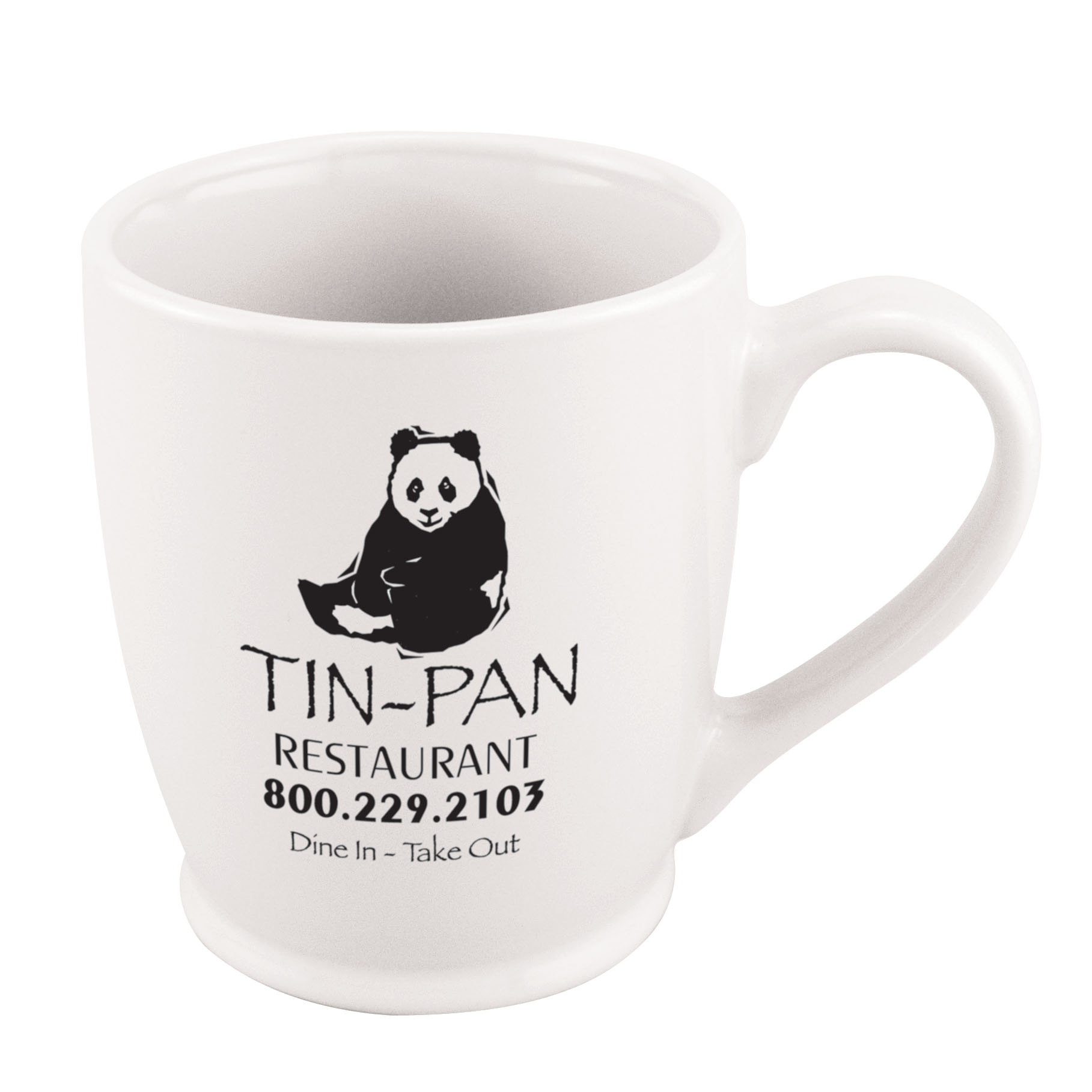 16oz Kona Mug - White 1