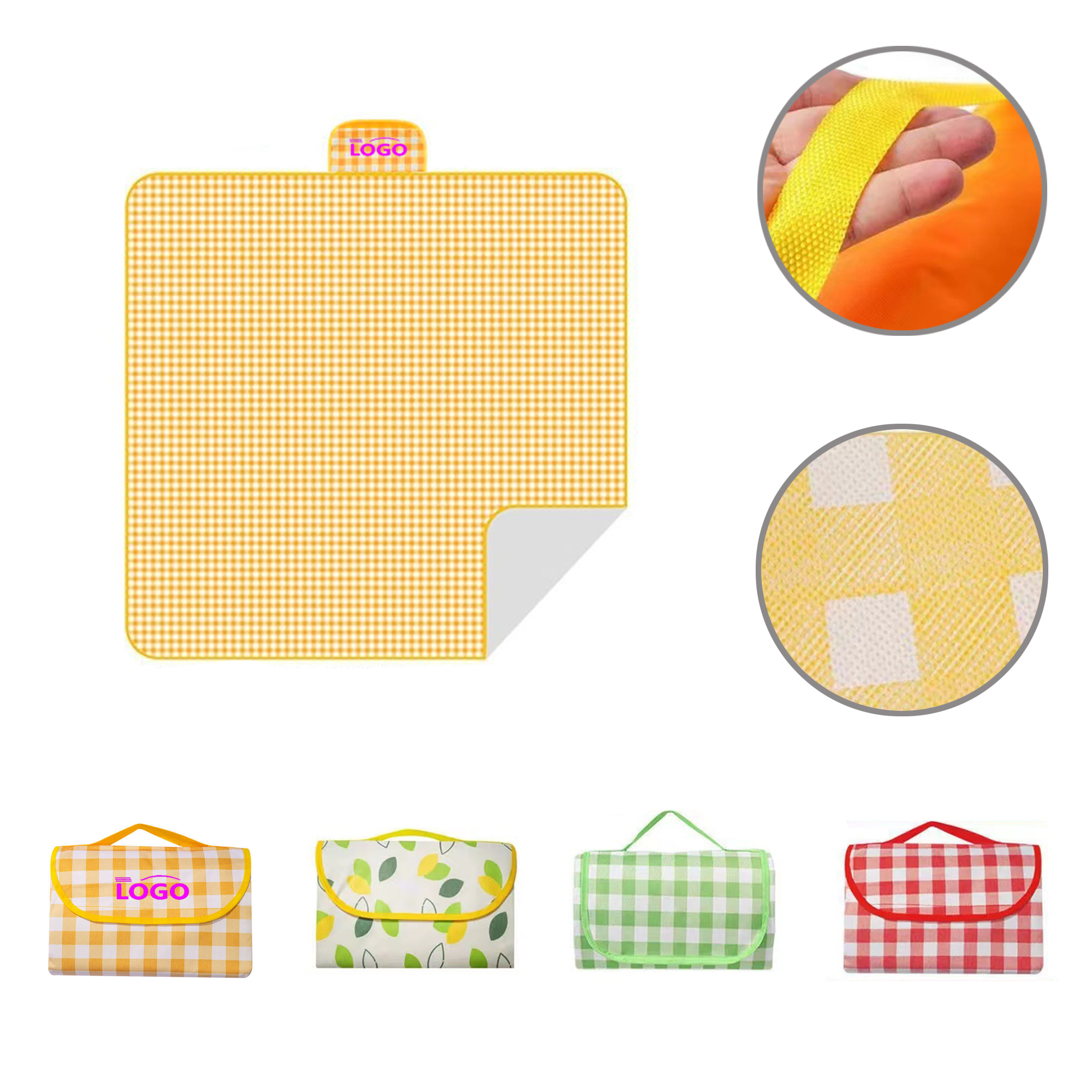 MOQ50 Waterproof Outdoor Picnic Beach Camping Mat Blanket 2