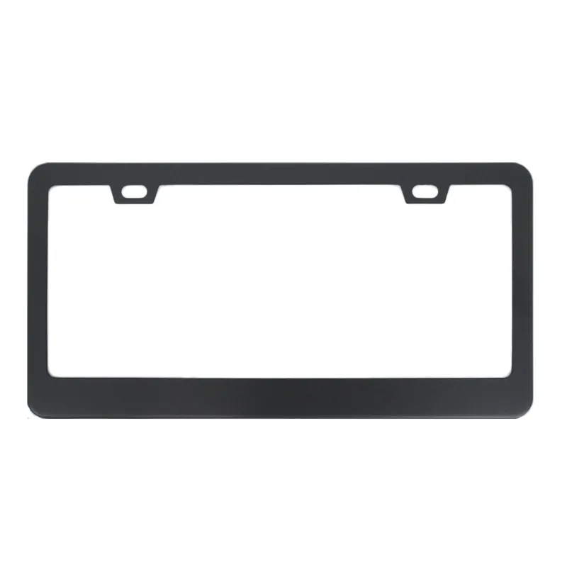 Grooved Aluminum Alloy American Car License Plate 3