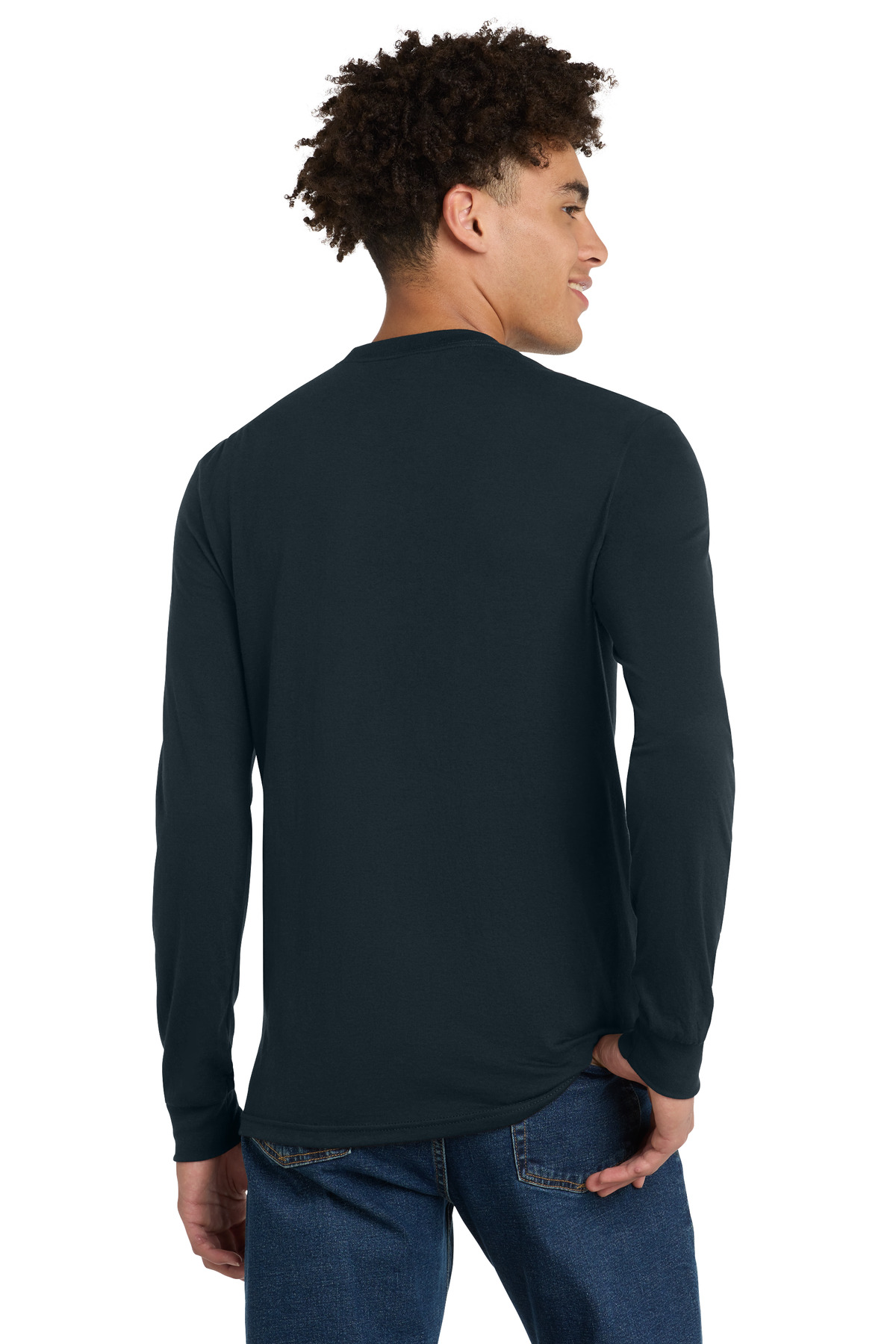 District Perfect Tri Long Sleeve Tee . DM132 53