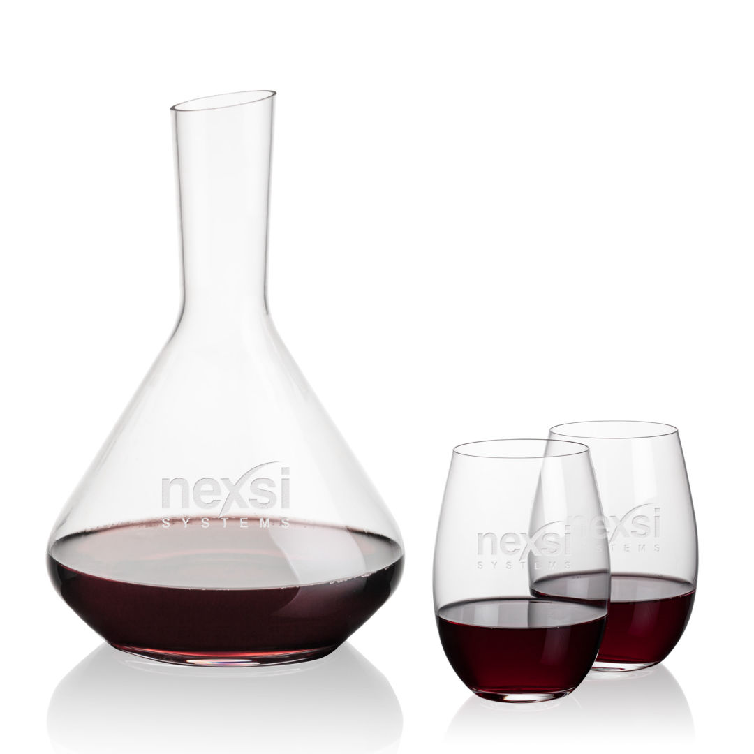 Terrassa Carafe & Laurent Stemless Wine