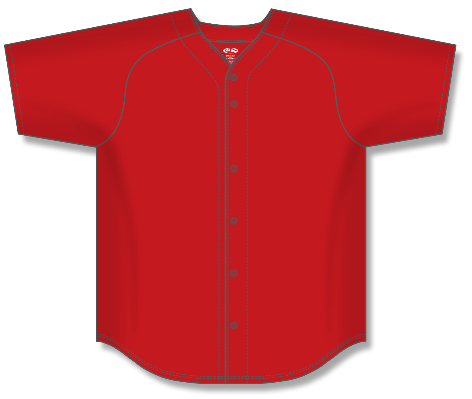 Full Button Baseball Jerseys BA5200-G01 40
