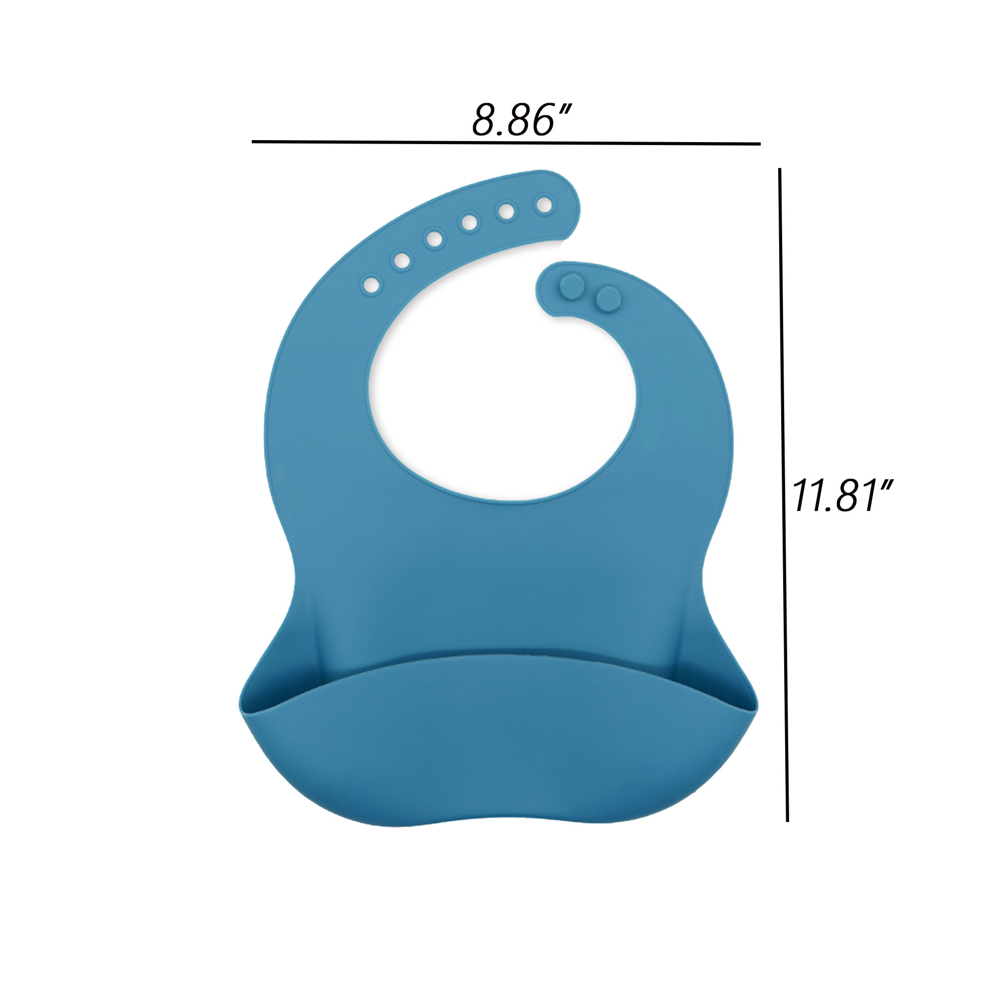 Adjustable Soft Catch All Bib 2