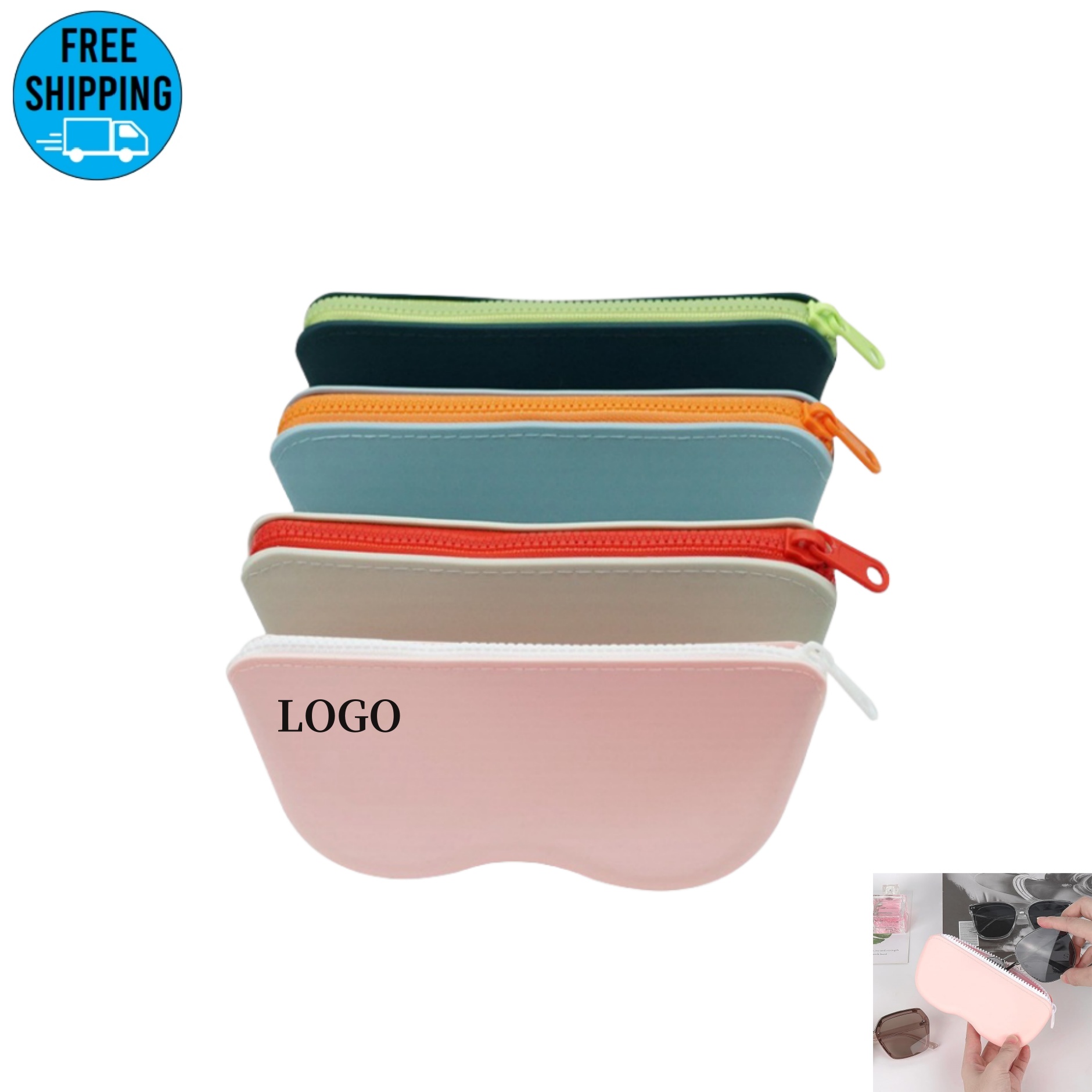 Silicone Glasses Pouch Travel Storage Bag 2
