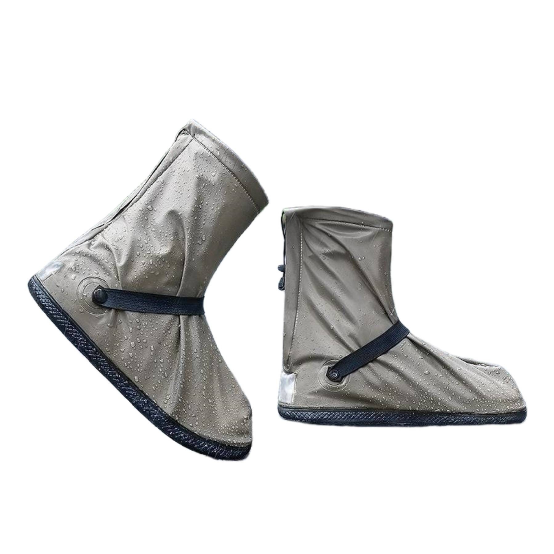 Cycling Shoe Cover Anti Slip In Rainy Days Easy To Wear With Zipper 2