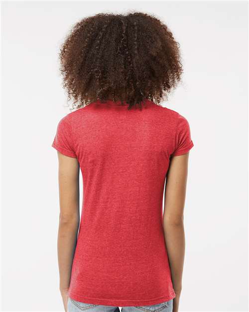 Women's Poly-Rich V-Neck T-Shirt - 244 61