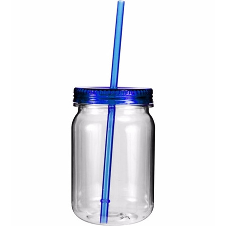 24 oz. Plastic Mason Jar 4