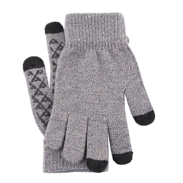 Winter Elastic Knit Touchscreen Gloves For Adults 7