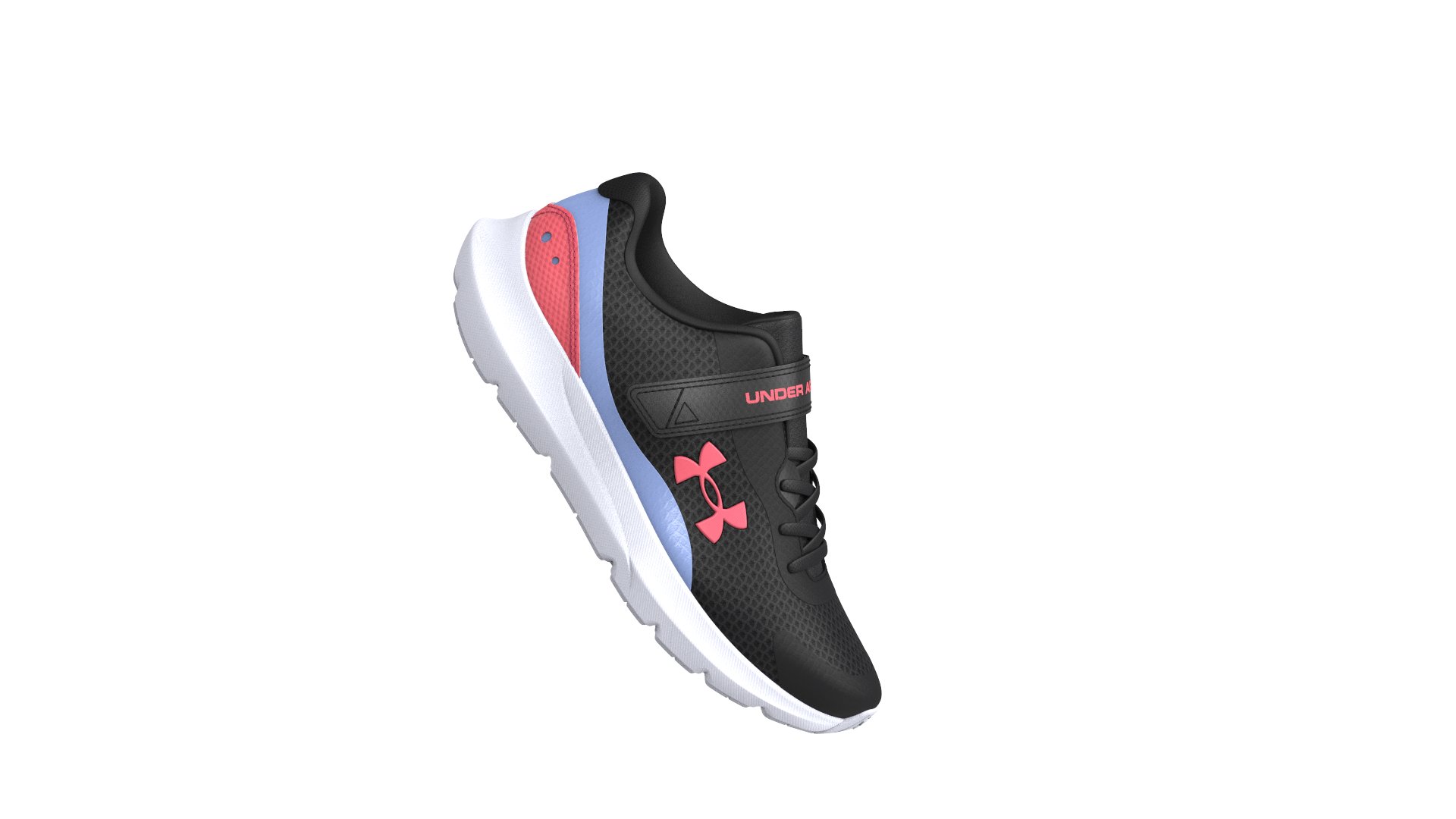 UA Surge 3 AC Girls' Pre-School Running Shoes 8
