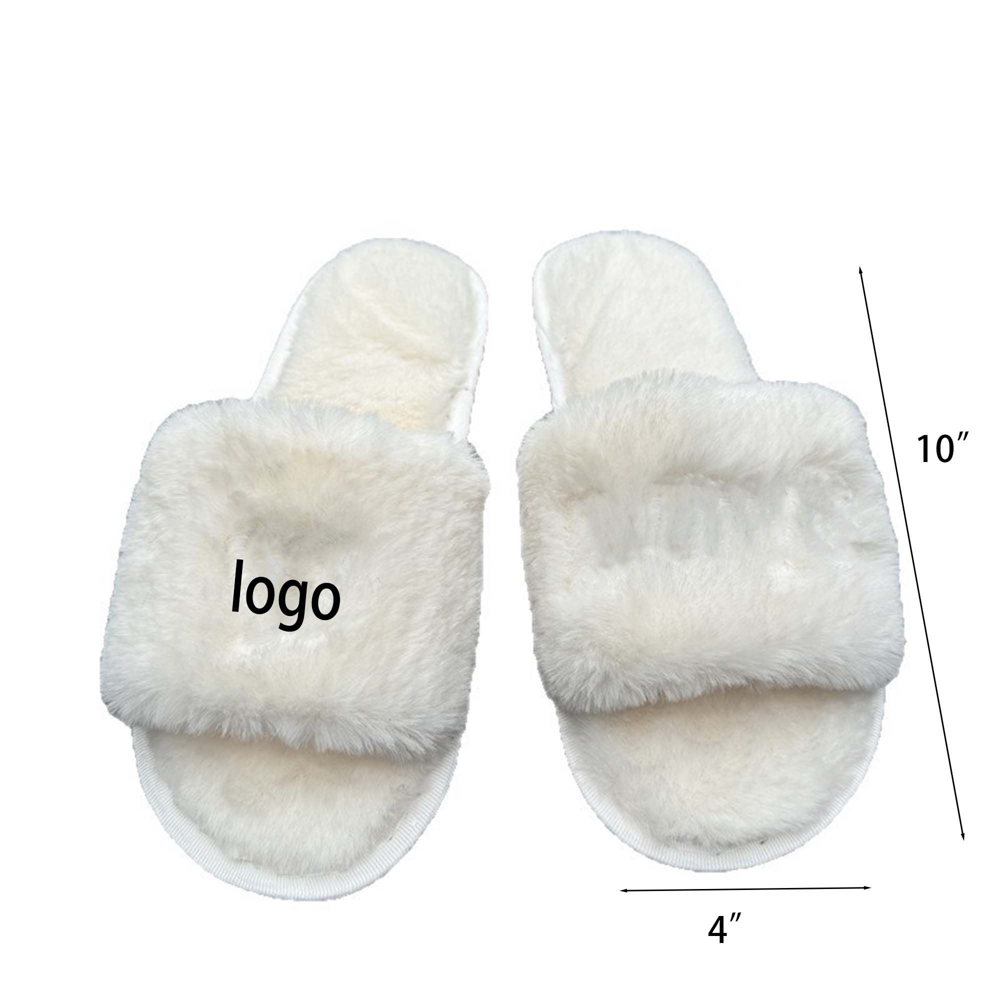 Faux Rabbit Fur Home Slippers 4