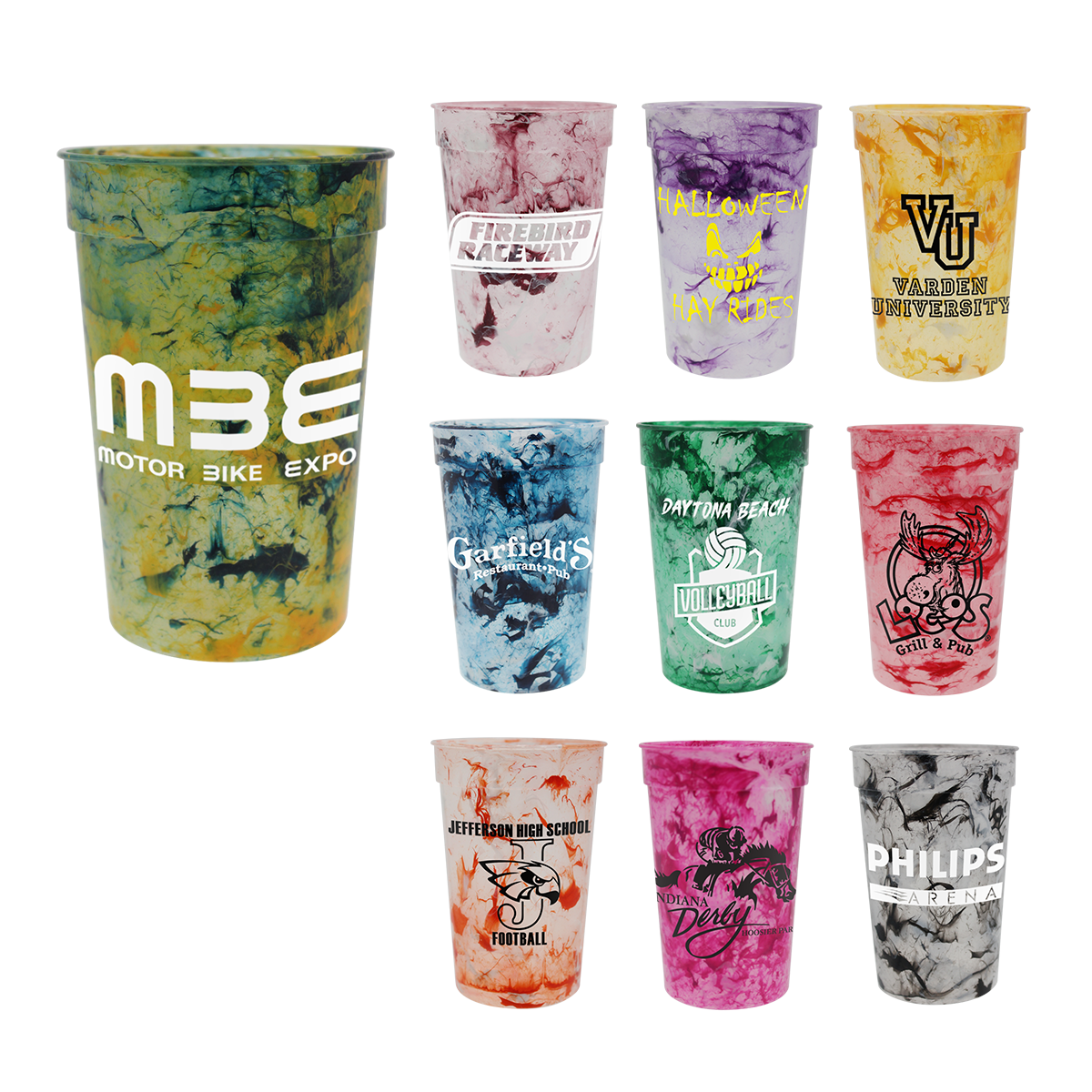 22 oz. Confetti Stadium Cup 7