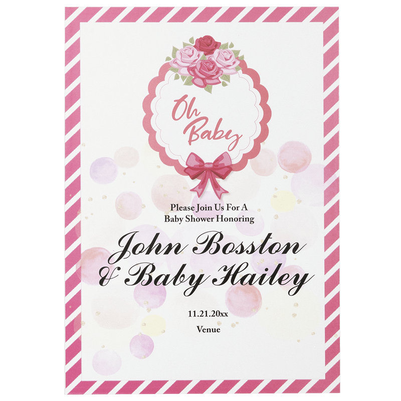 Custom Full Color 5 X 7 Inch Invitation Cards 69