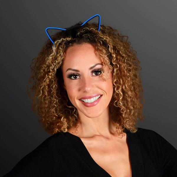 EL Wire Cat Ears Headband 6