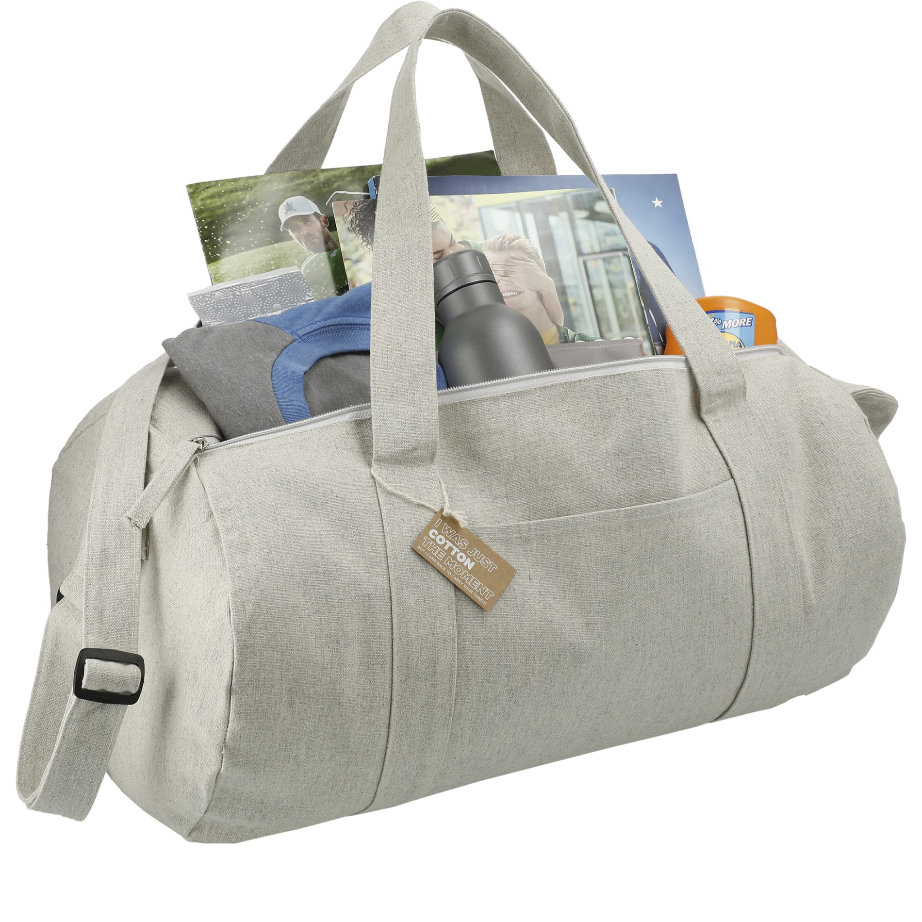 Repose 10oz Recycled Cotton Barrel Duffel 38