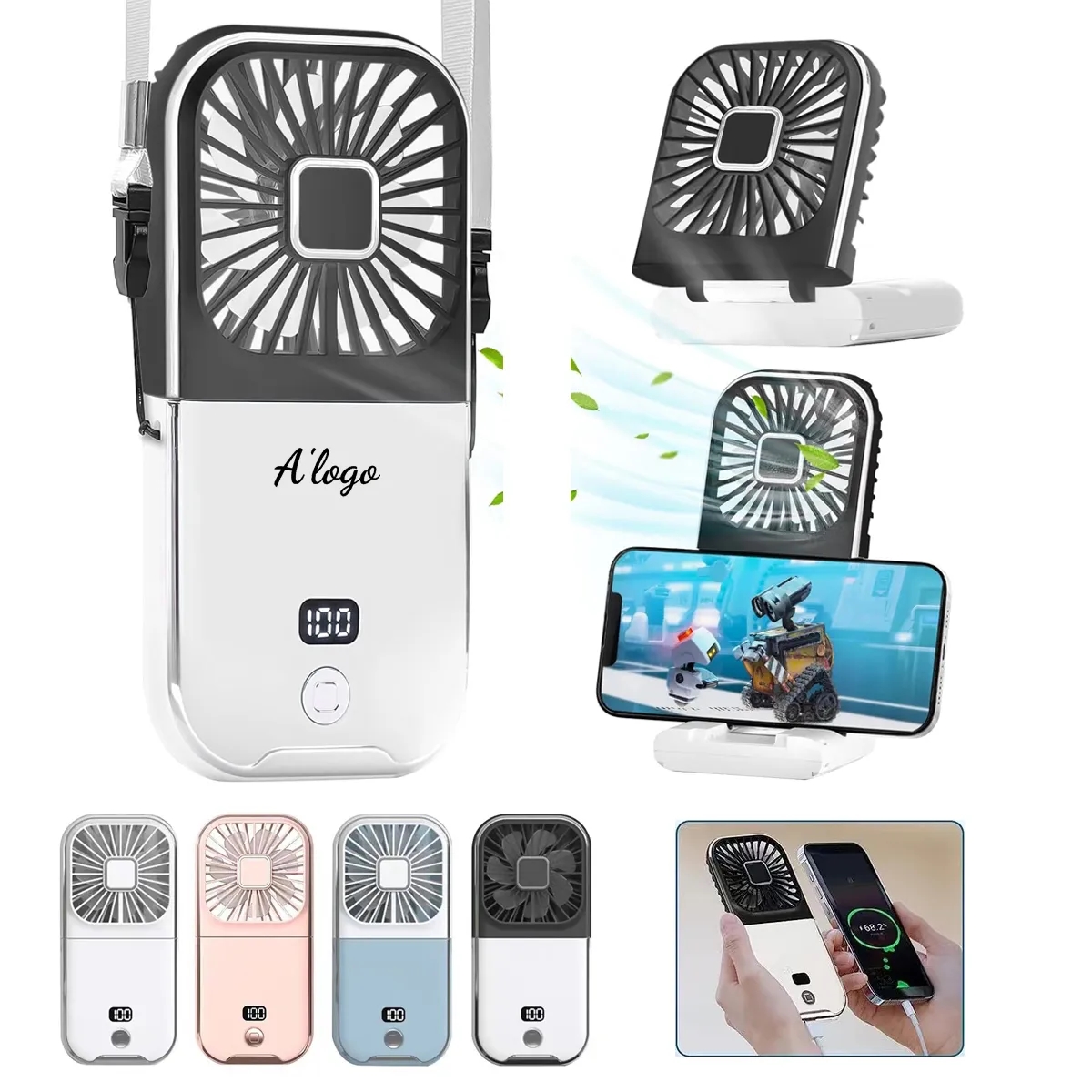 Multifunctional Mini Portable Handheld Fan 3
