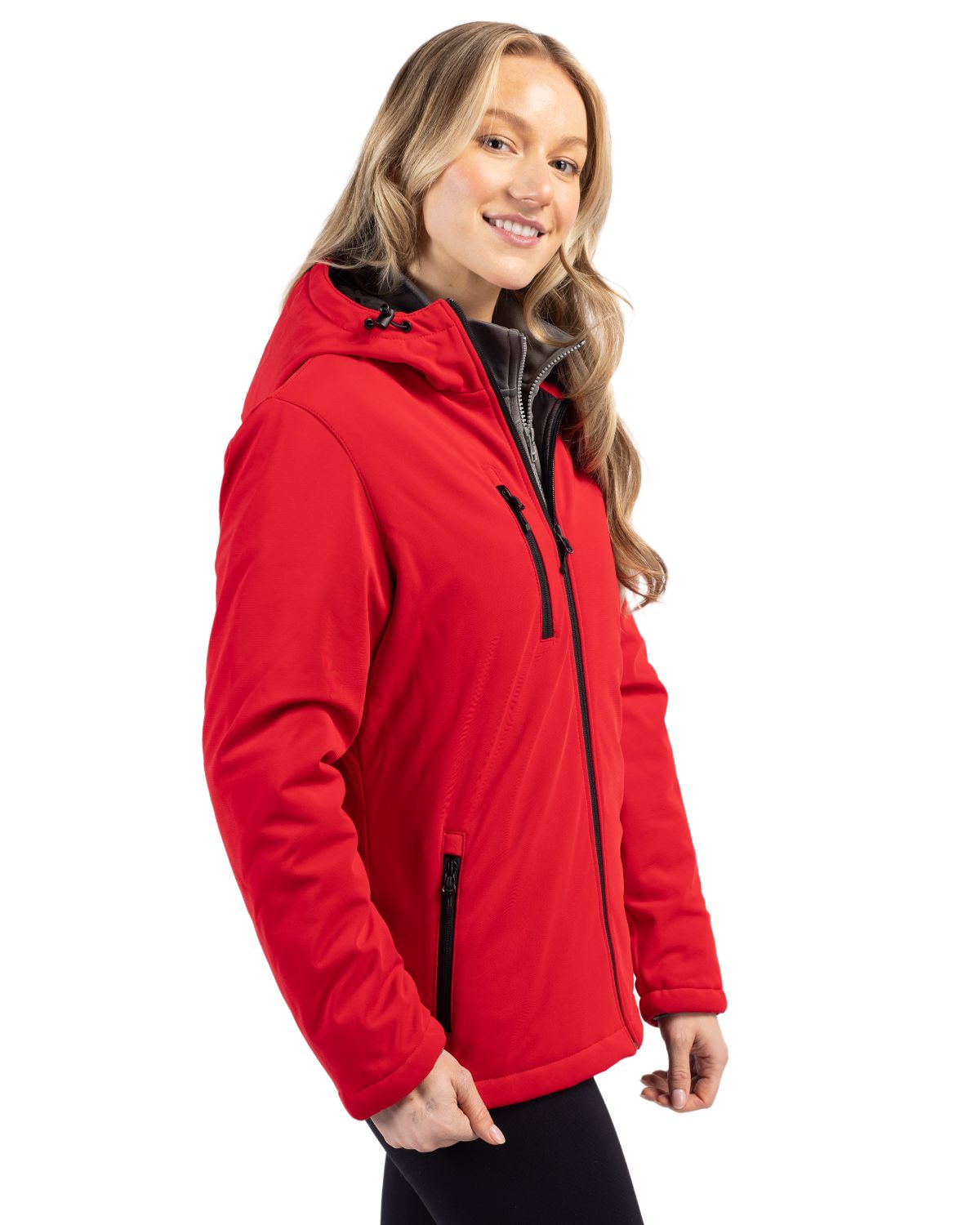 Clique Equinox Insulated Softshell Womens Full Zip Hooded Jacket 5