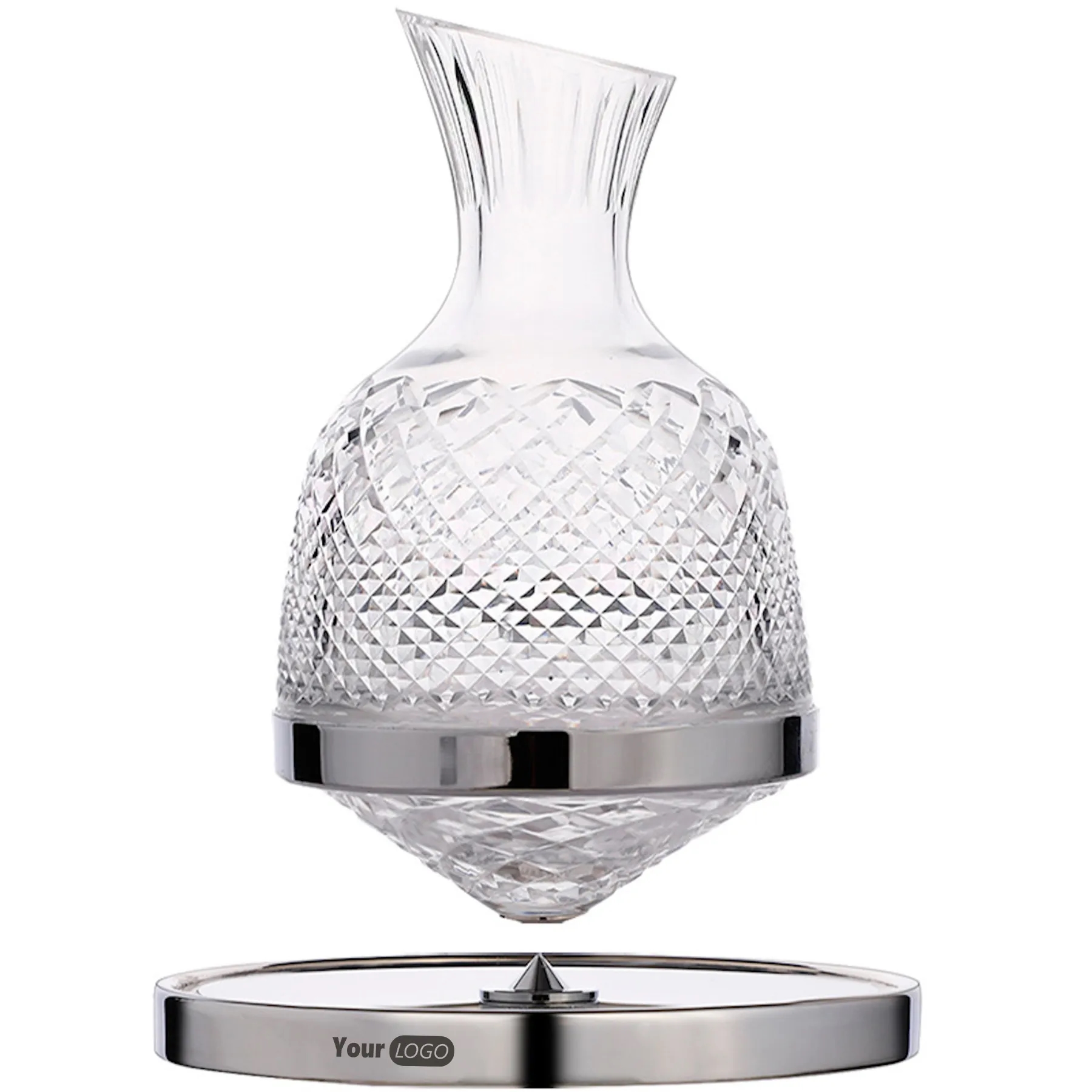 Aerator Pourer Diffuser Decanter Spout w/Base for Red Wine 2