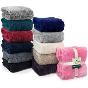 Sherpa Fleece Throw Blanket 2