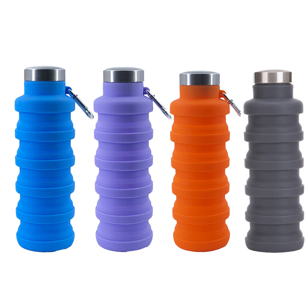 Collapsible Water Bottle, custom water bottle with logo imprint 2