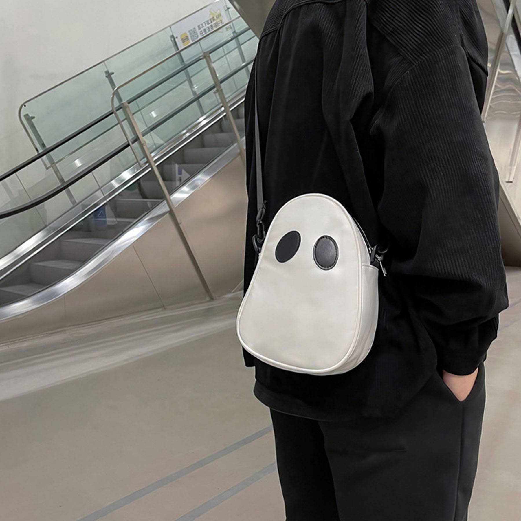 PU leather Ghost Crossbody Bag 1