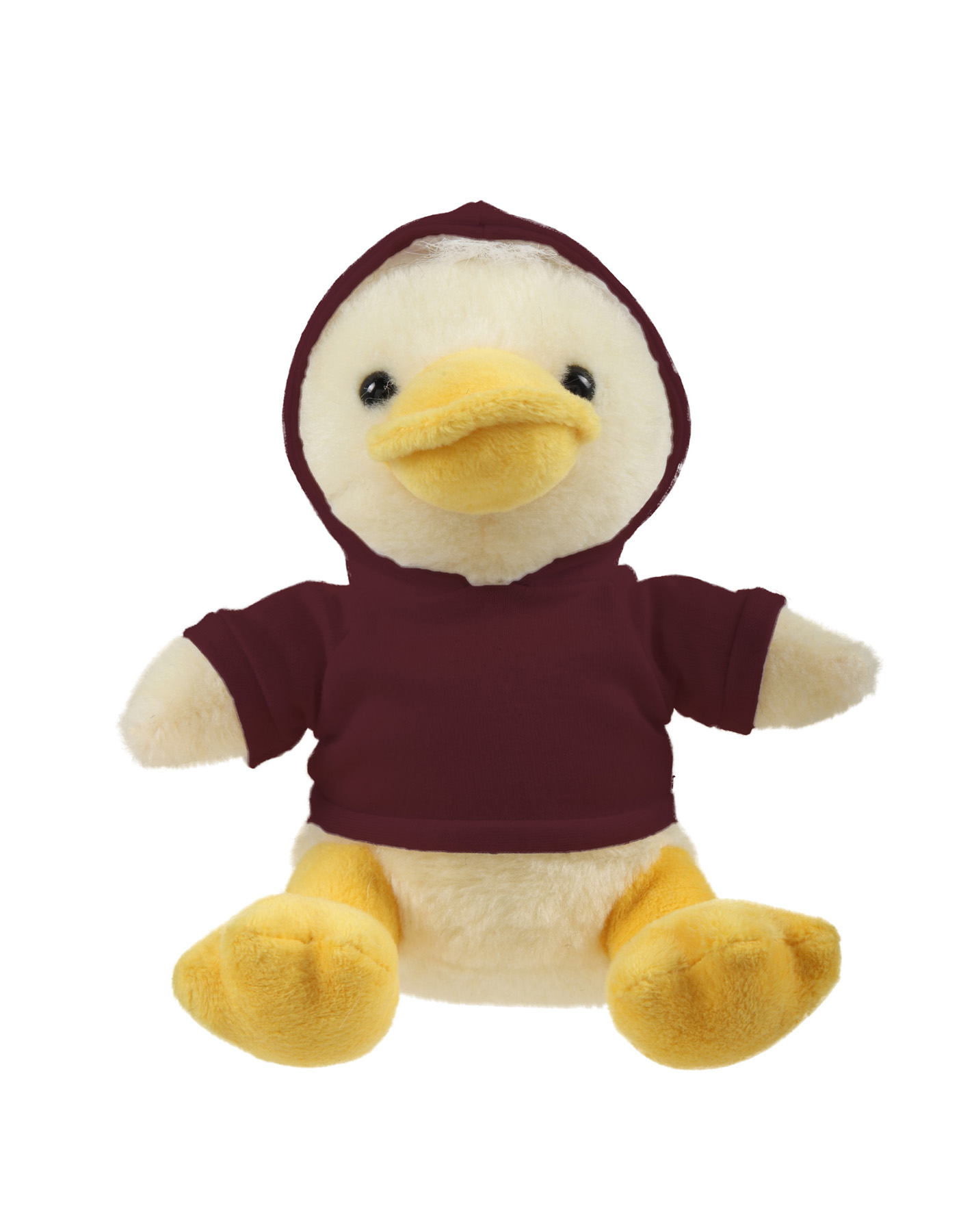 Soft Plush Sitting Duck wearing a Hoodieoodie 16