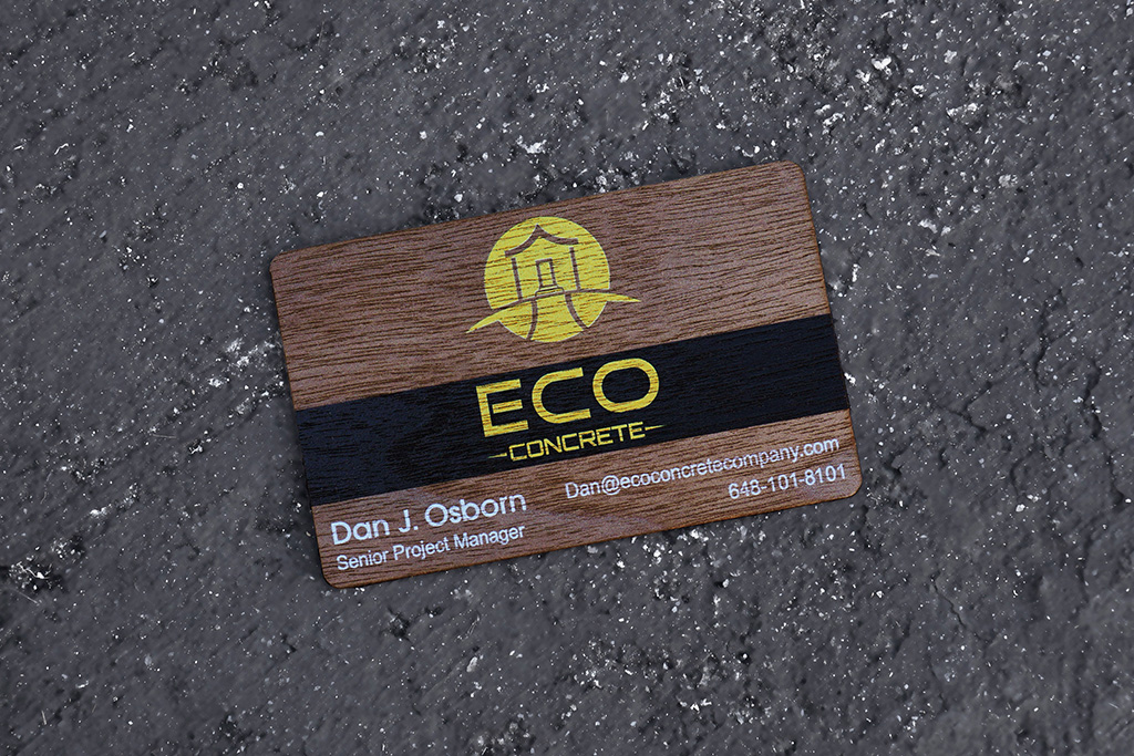 24 Hour Wood Business Cards 10