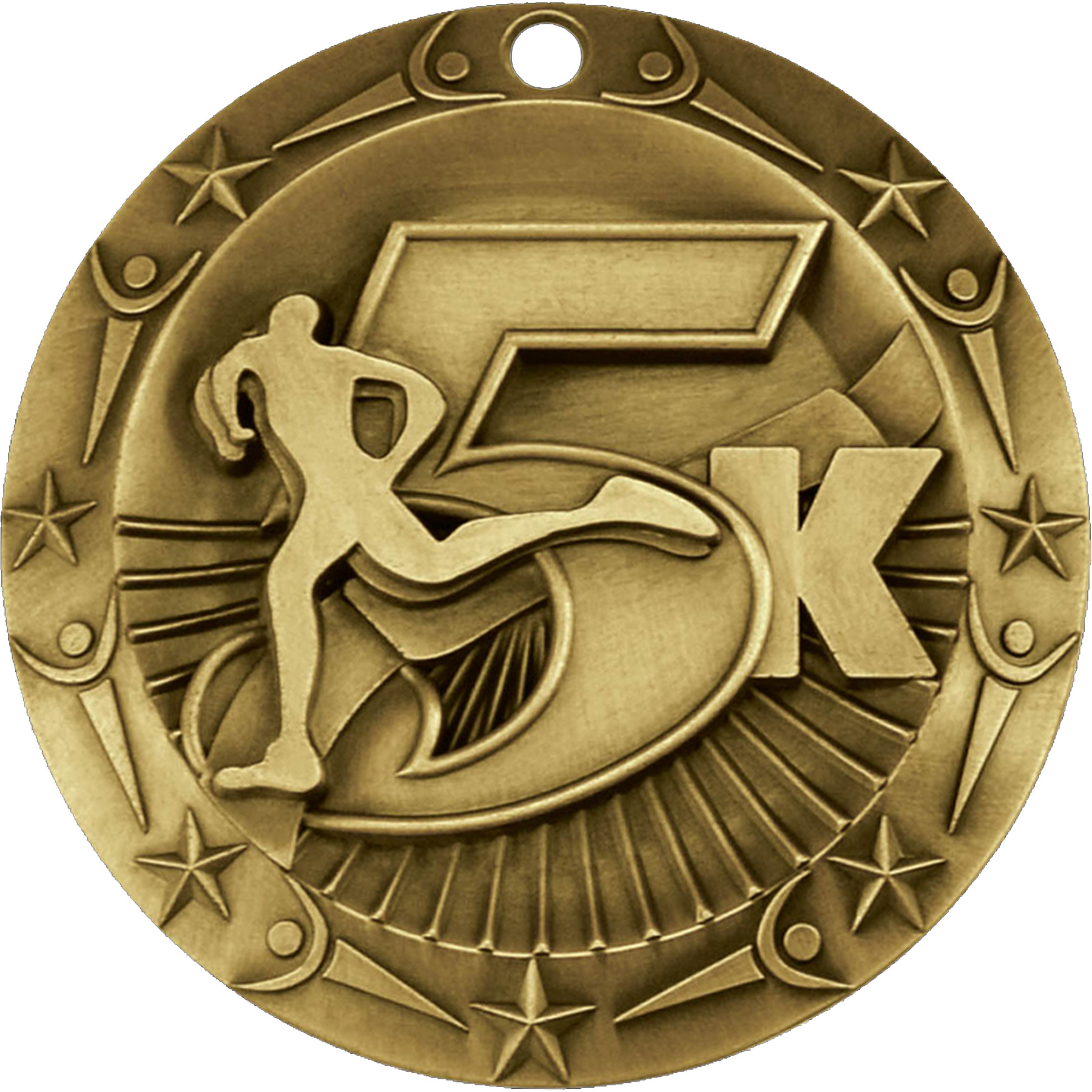 Stock World Class Sports & Academic Medals: 5k 3