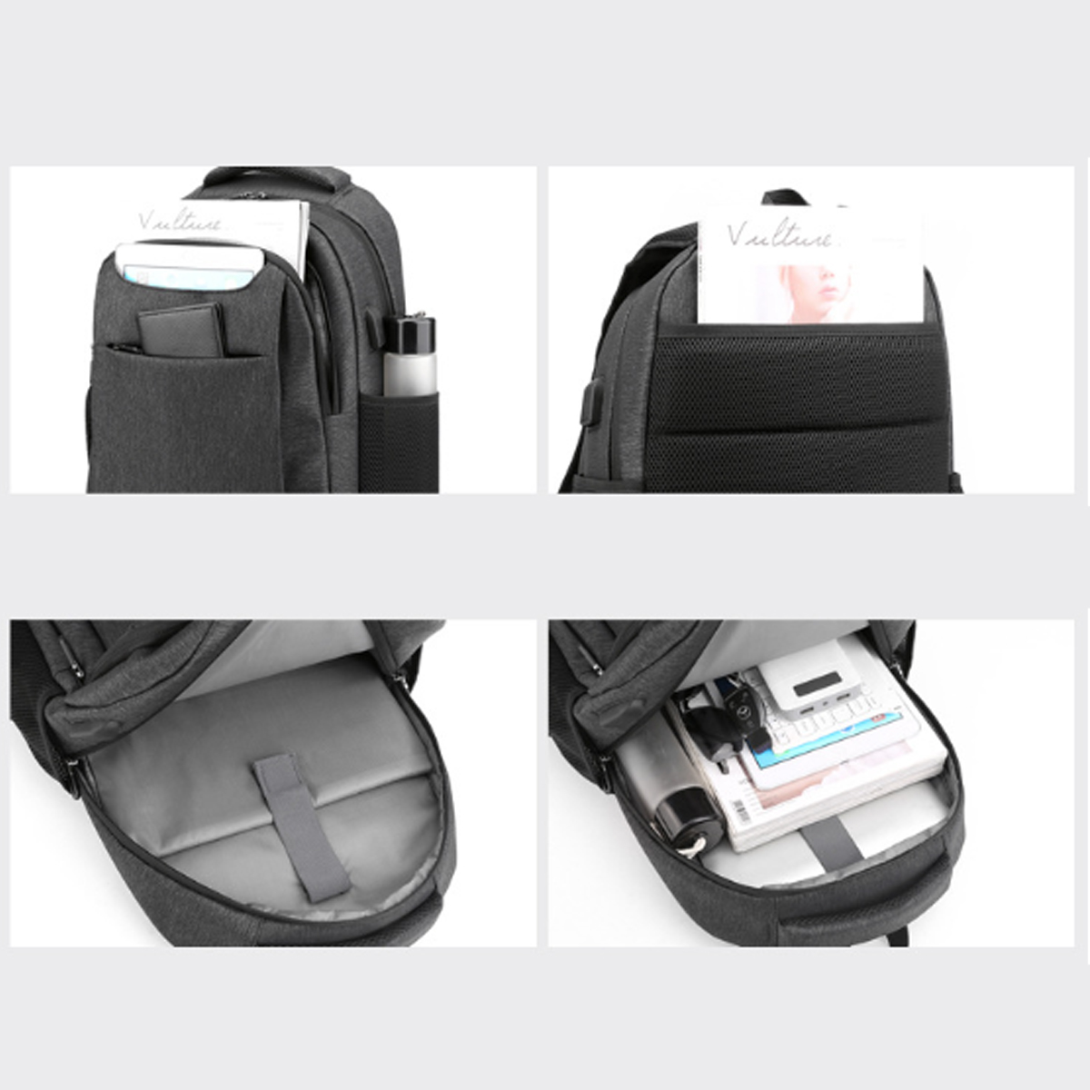 Durable Laptop Backpack with USB Charging Port 11
