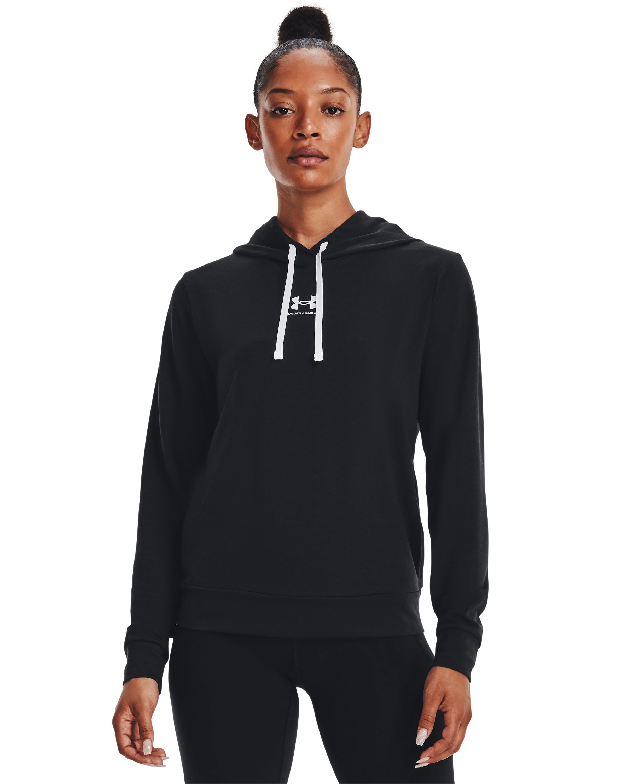 UA Rival Terry Women's Hoodie, custom hoodie or sweatshirt with logo imprint 2