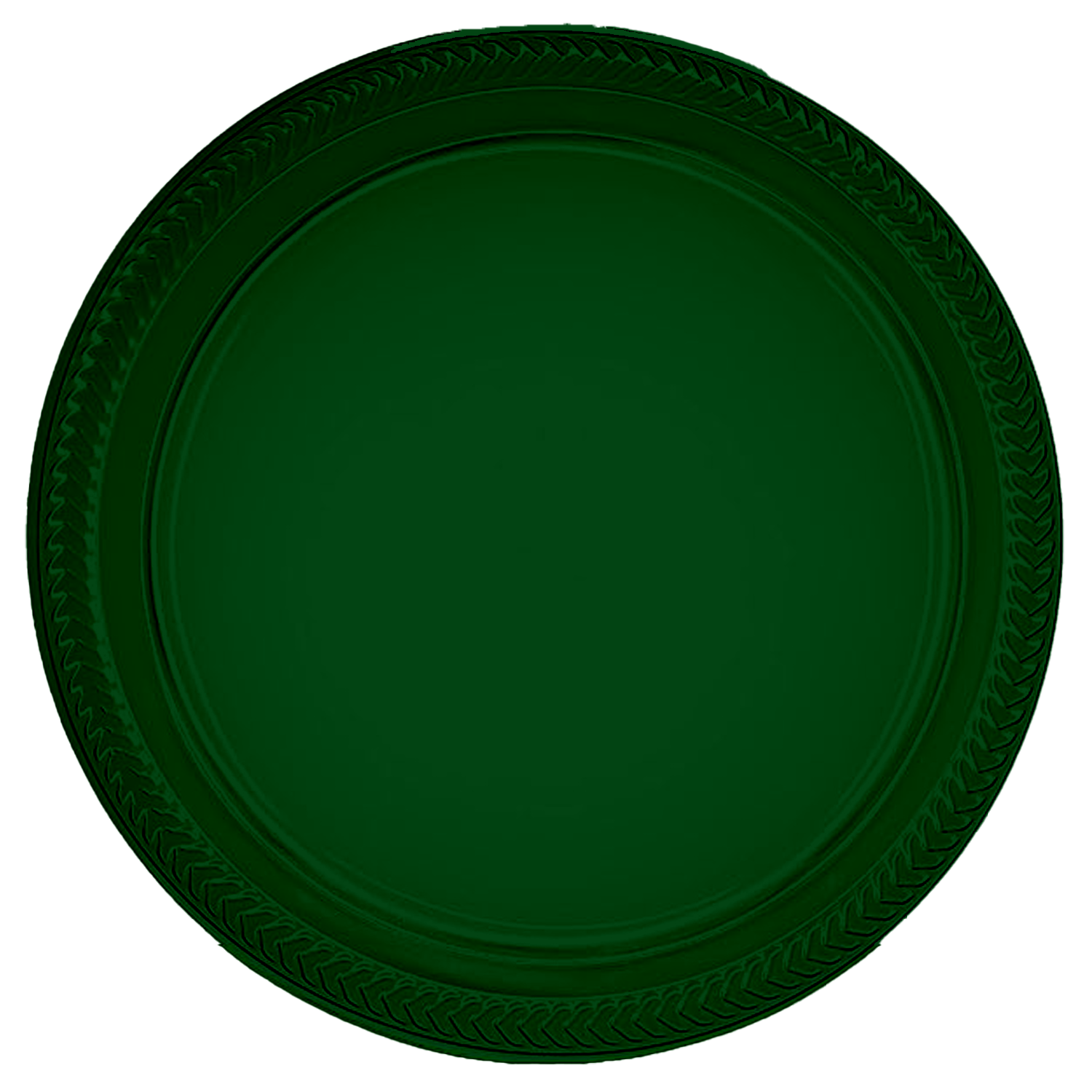 7" Colorware Plastic Plate 38