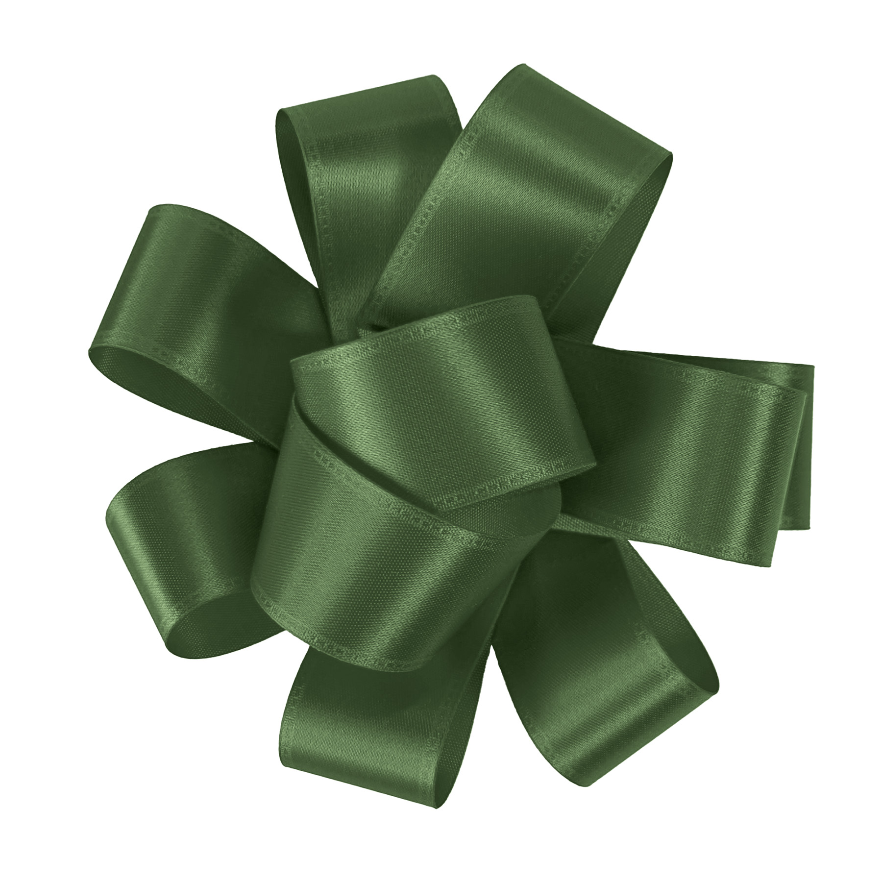 1" Badge Satin Bow - Sparkle 20