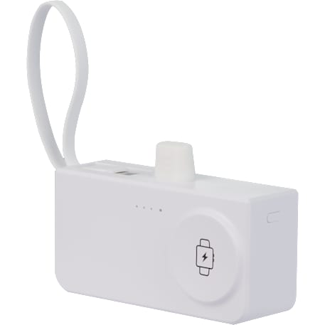 Hue Plus 5000 mAh Power Bank with Watch Charger 80