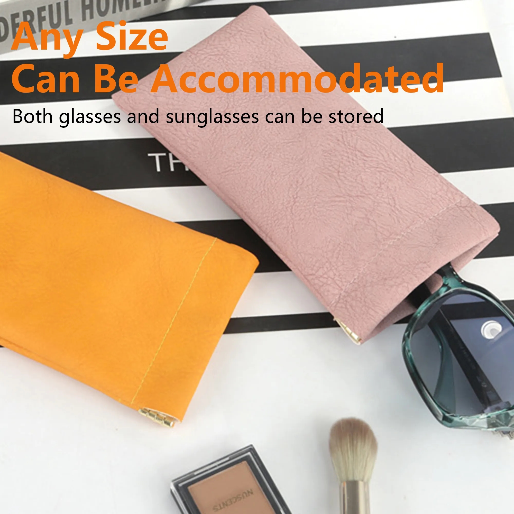 Leather Glasses Case Self-Sealing 1