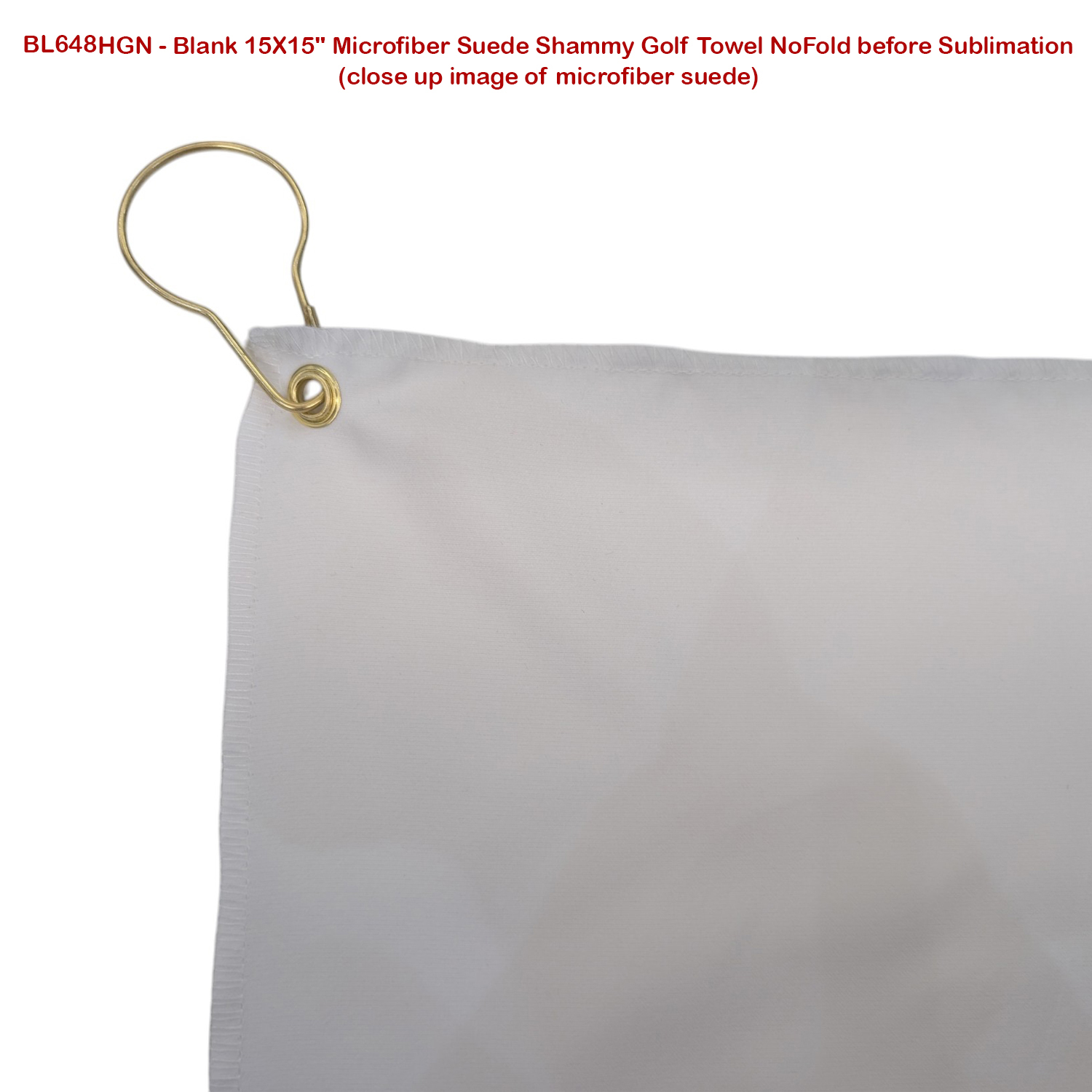 24Hr Express Ship -Microfiber Suede Shammy Golf Towel, Nofold, Finish size 15x15, Sublimated 2 sides 7