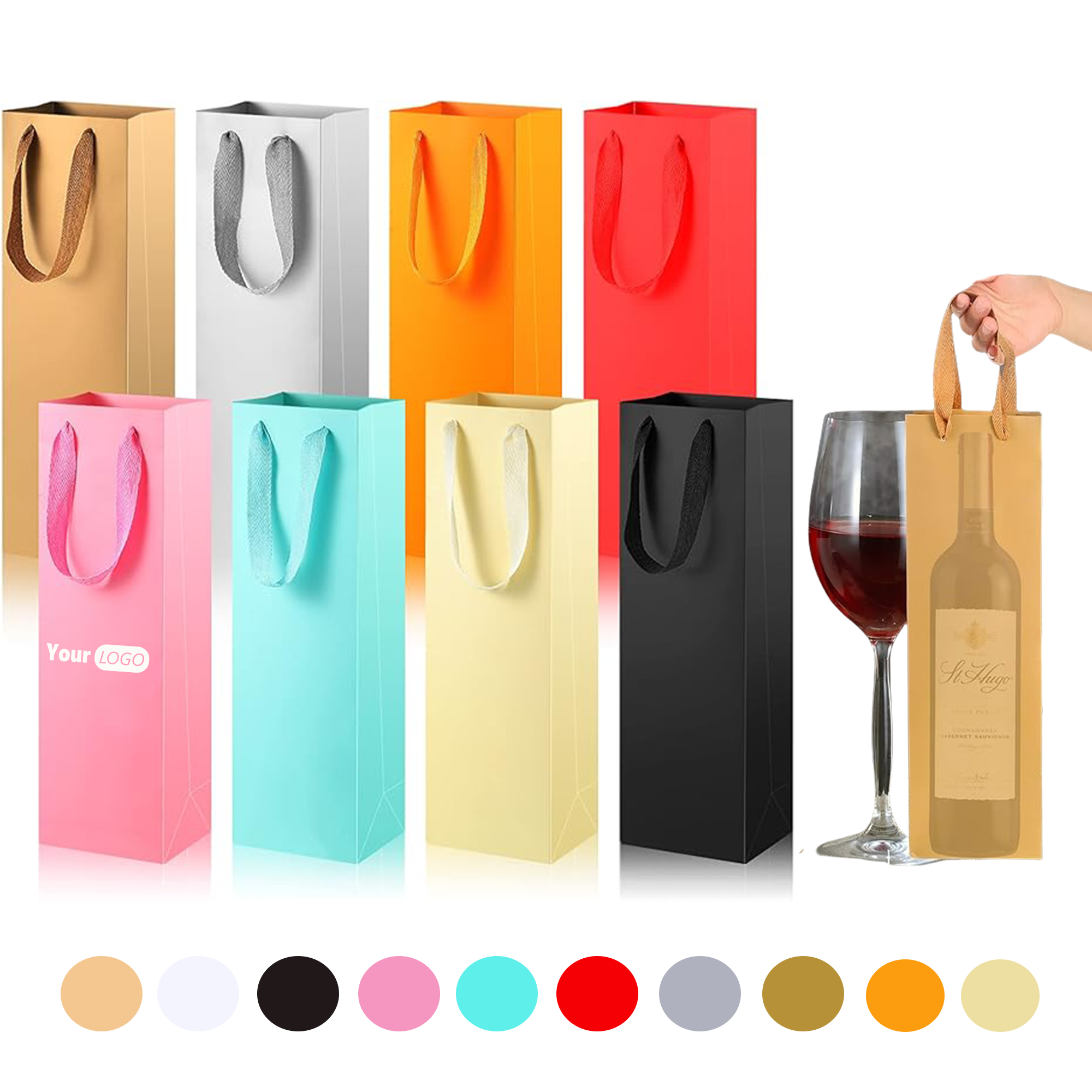 Reusable Wine Gift Bag 8