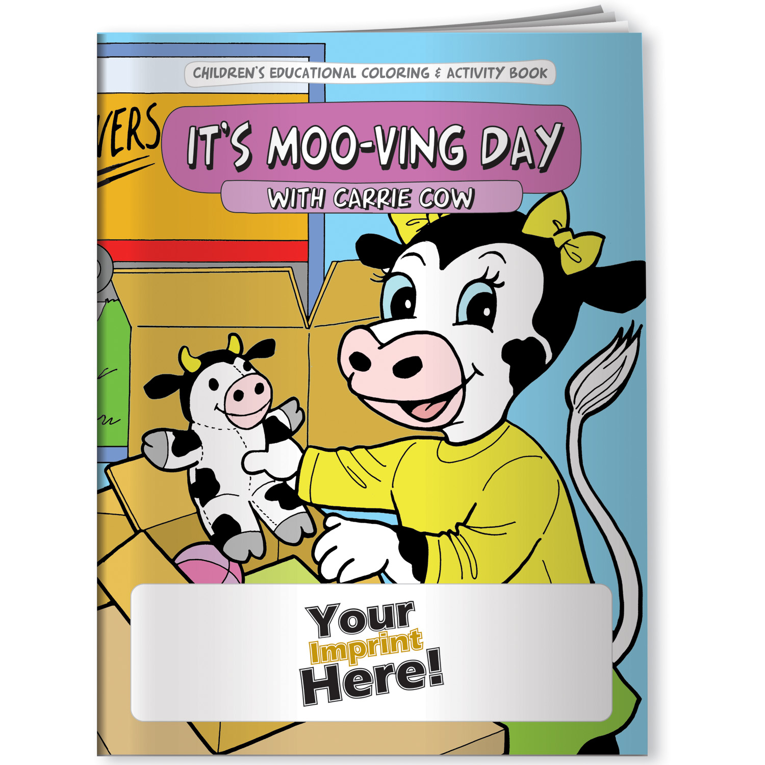 Coloring Book - It's Moo-ving Day with Carrie Cow 2