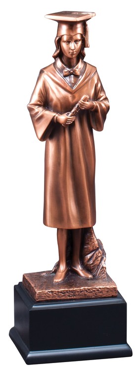 Female Graduate Resin Sculpture 1